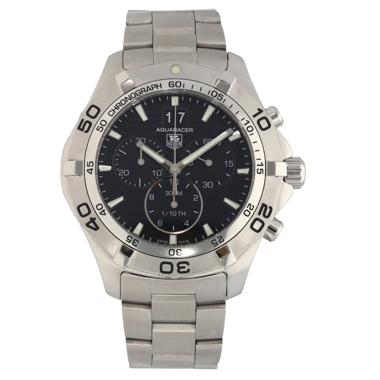 Tag Heuer Aquaracer CAF101E 43mm Stainless Steel Watch