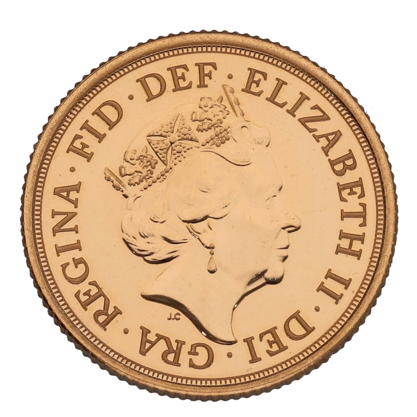 22ct Gold Queen Elizabeth II Full Sovereign Coin 2021