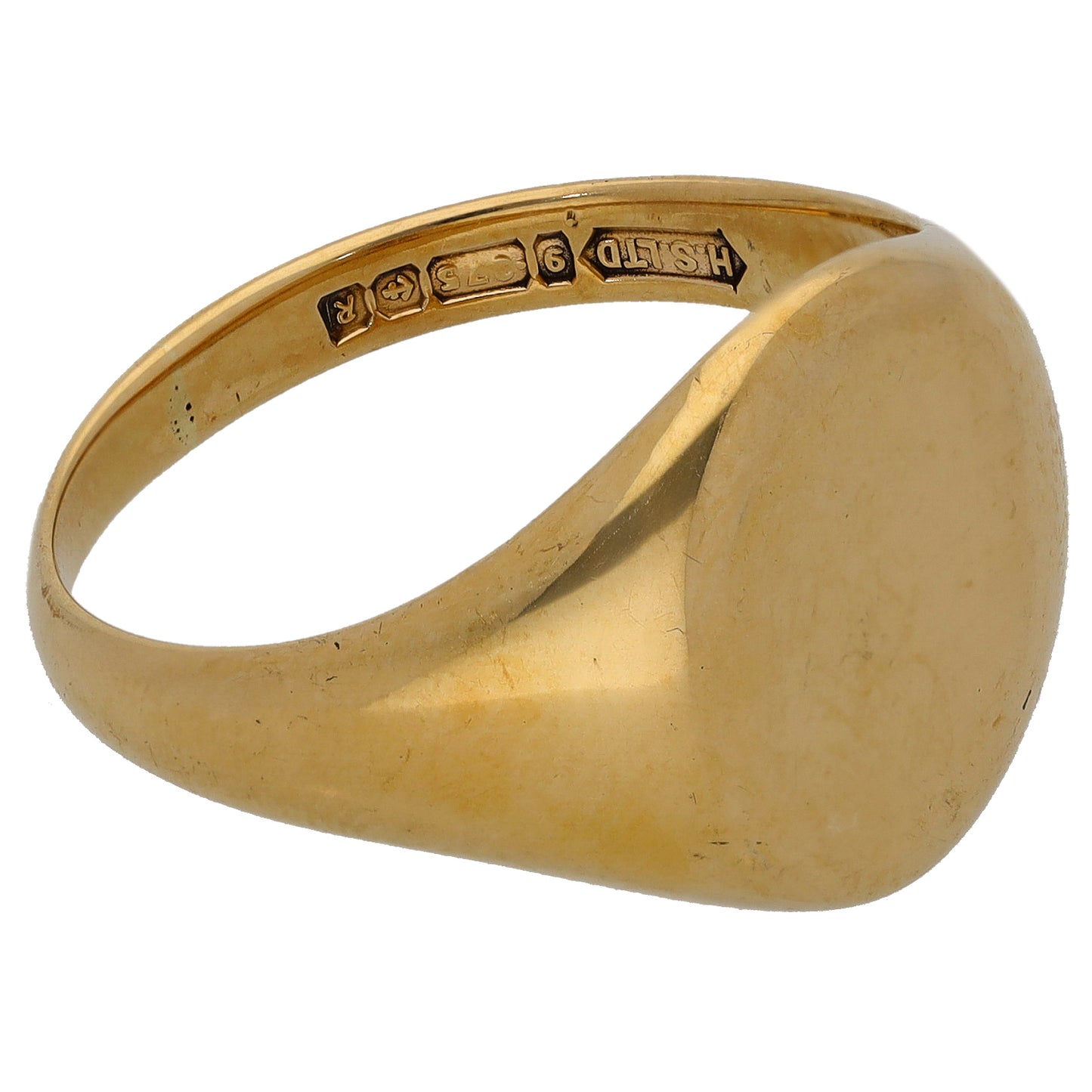 9ct Gold Signet Ring Size U