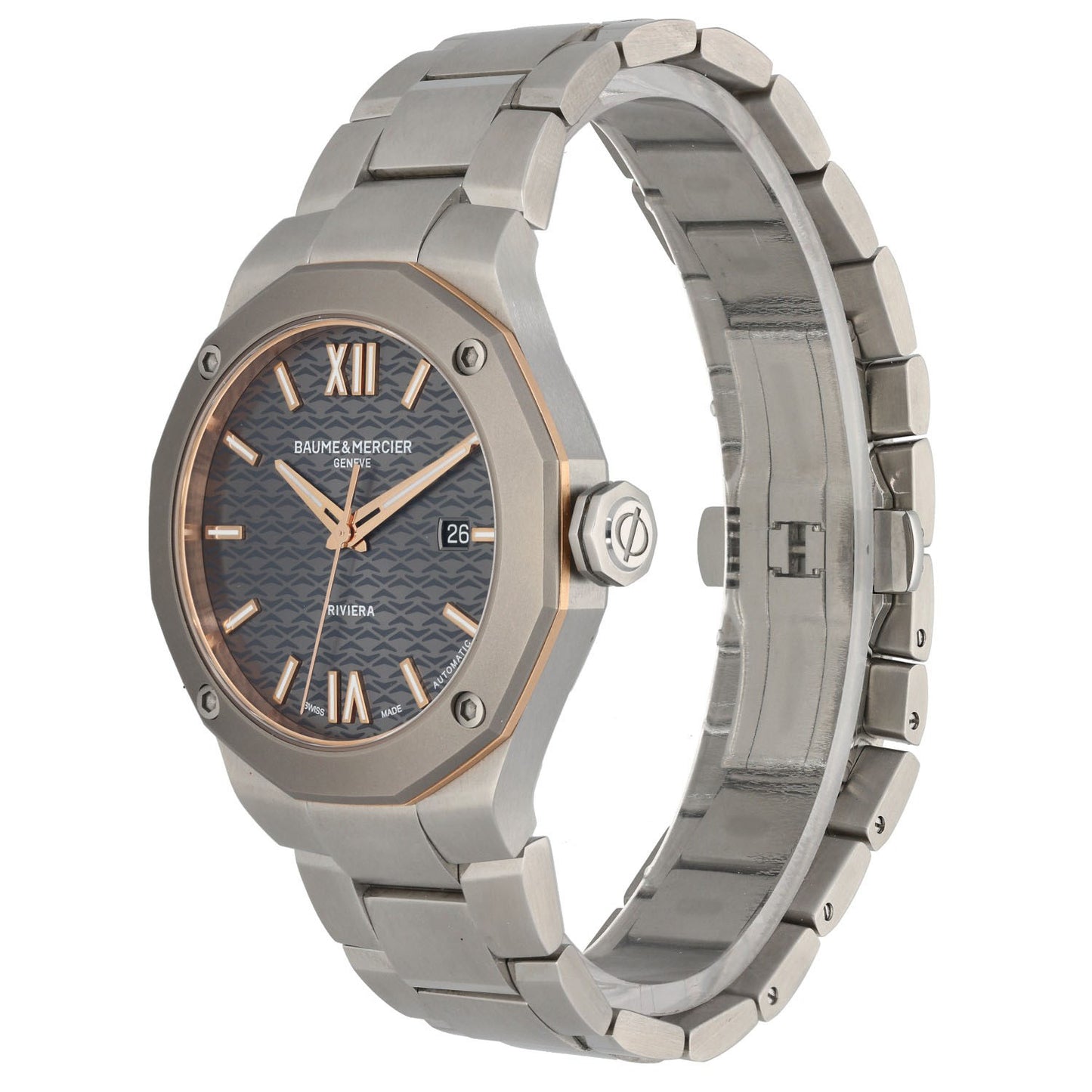 Baume Et Mercier Rivera 65915 42mm Stainless Steel Watch