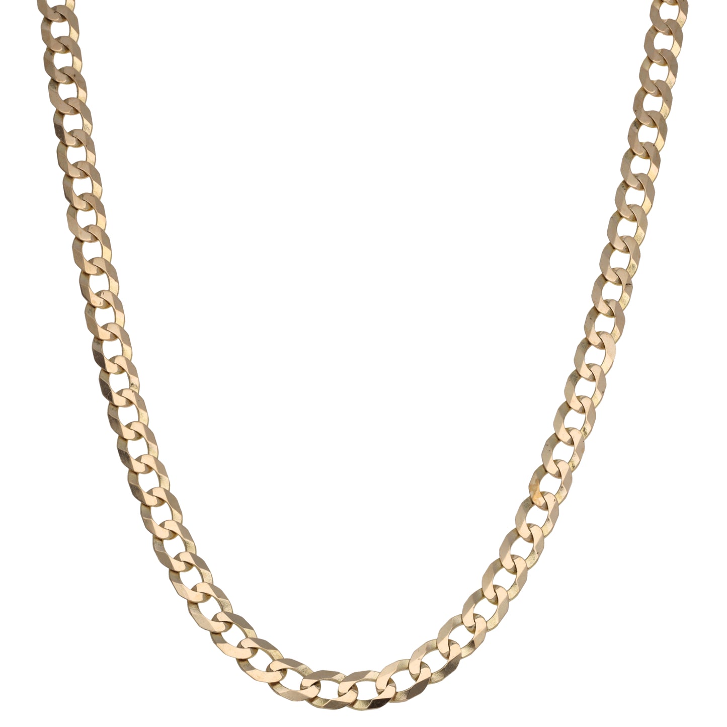 9ct Gold Curb Chain 20"