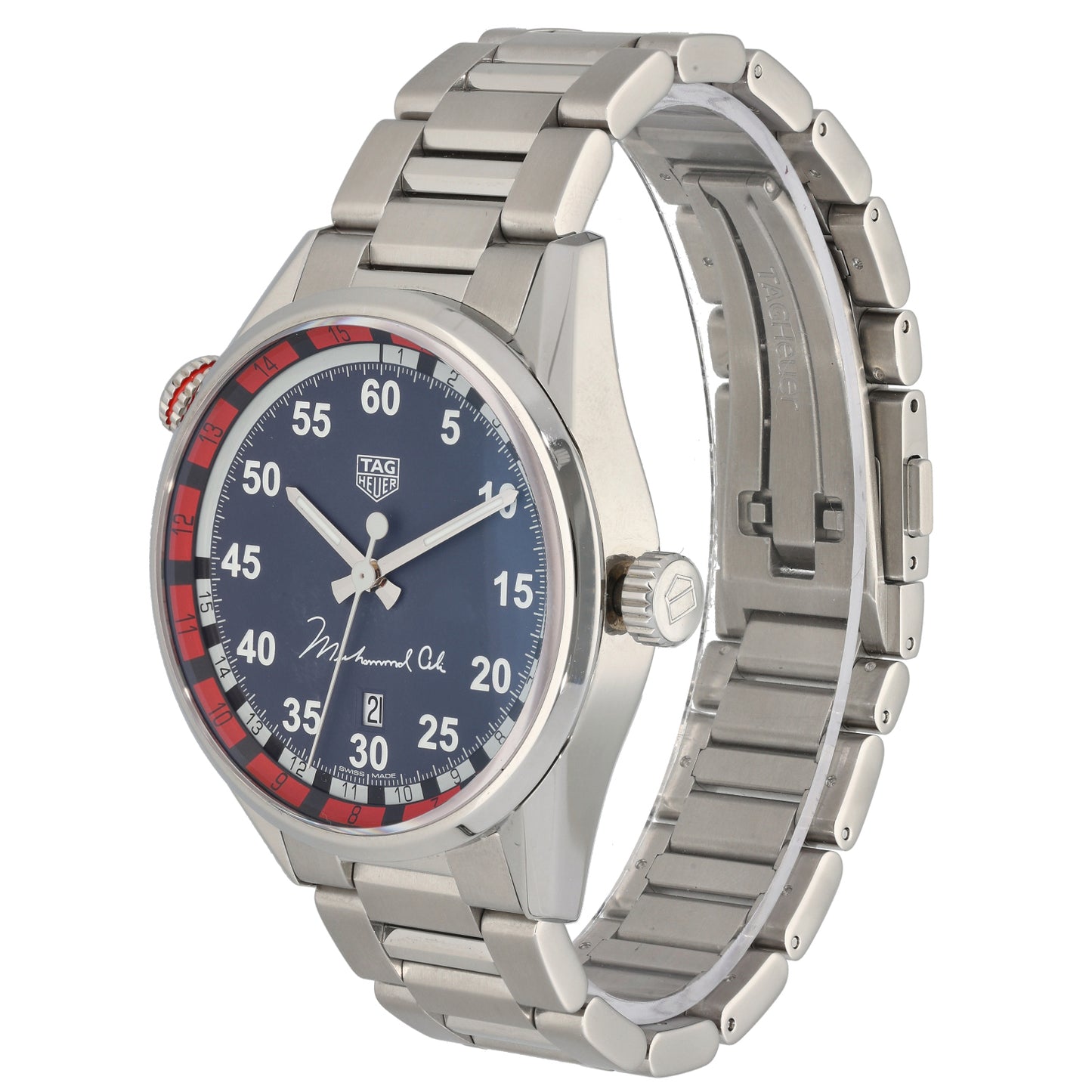 Tag Heuer Carrera WAR2A13 Muhammad Ali Limited Edition 43mm Stainless Steel Watch