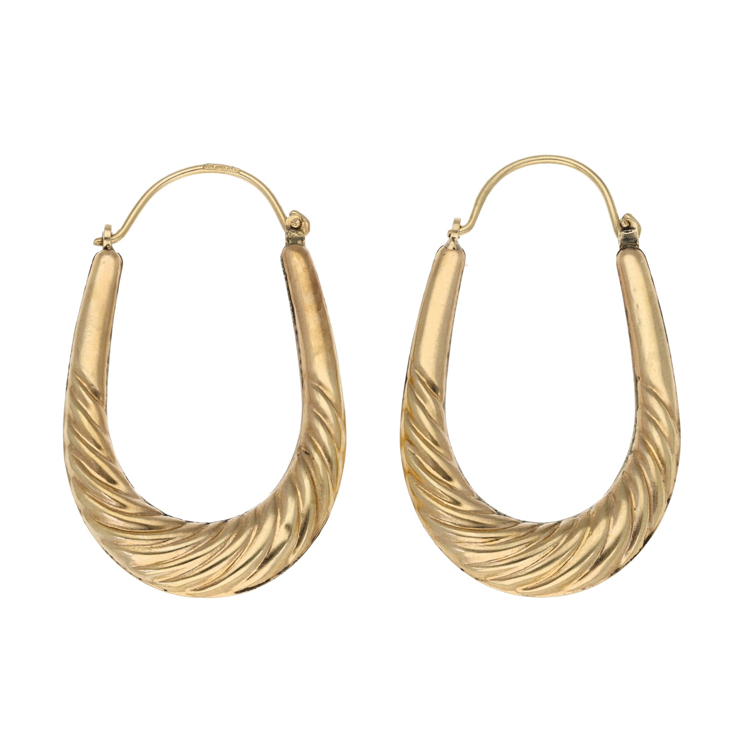 9ct Gold Creole Earrings