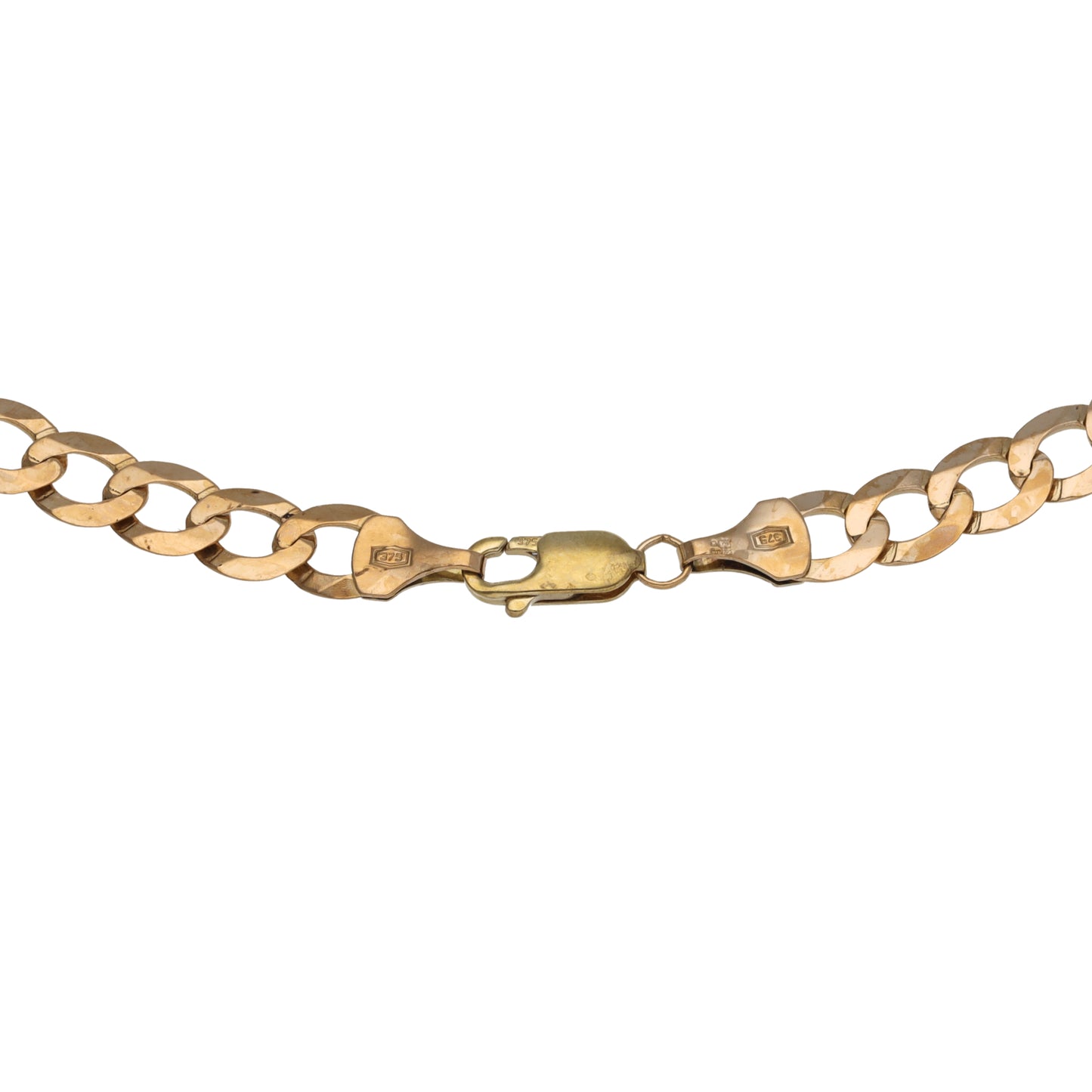 9ct Gold Curb Chain 20"