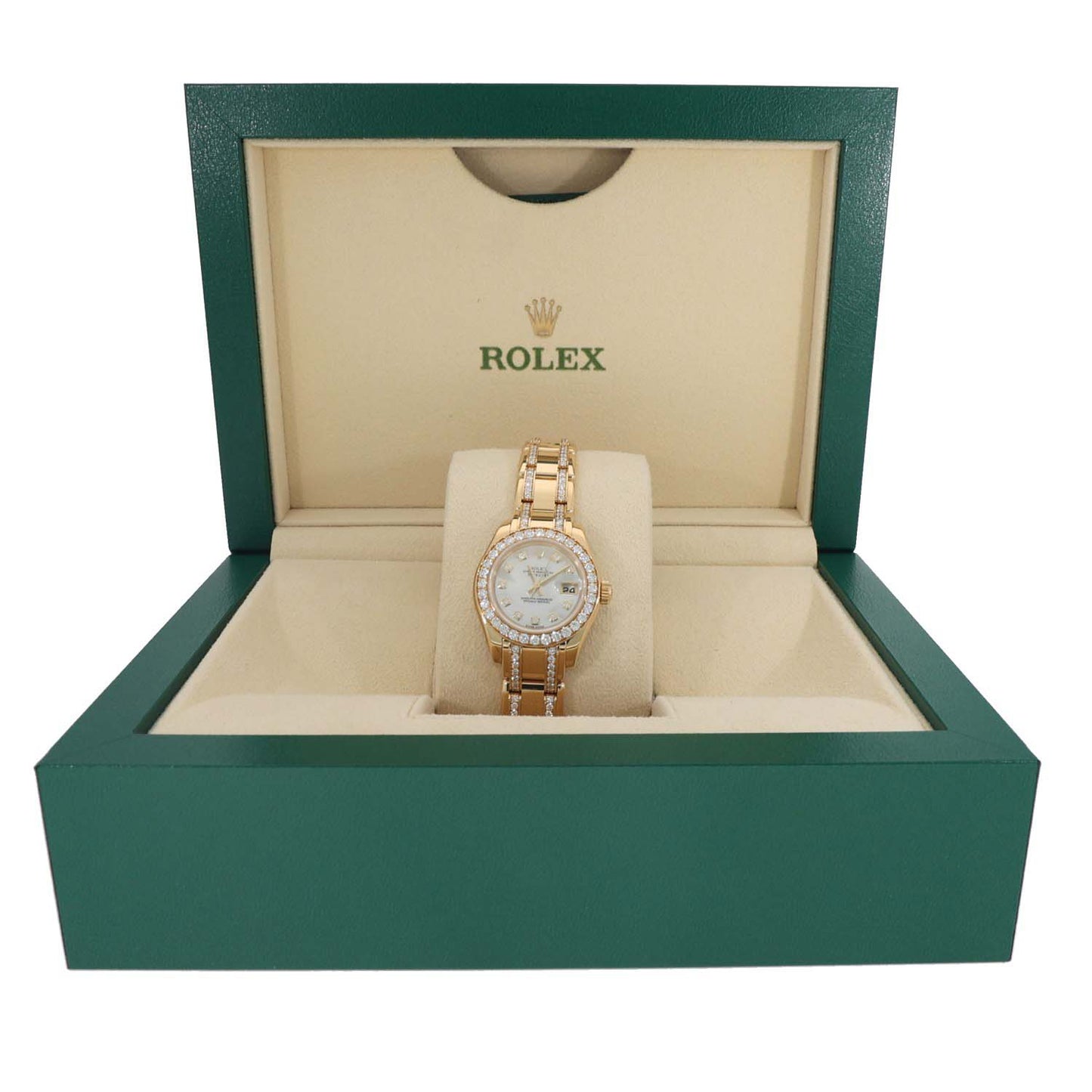 Rolex Pearlmaster 80298 29mm Gold Watch