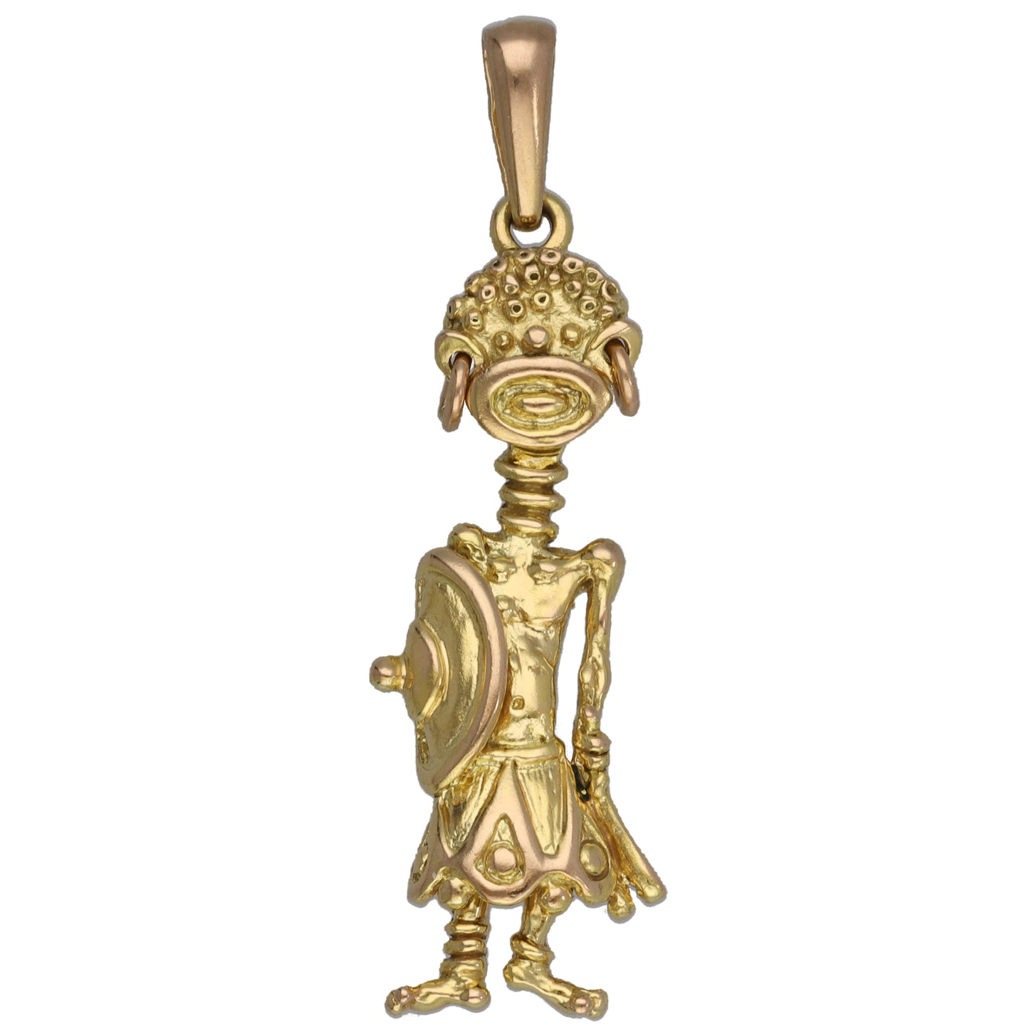 9ct Gold Character Pendant