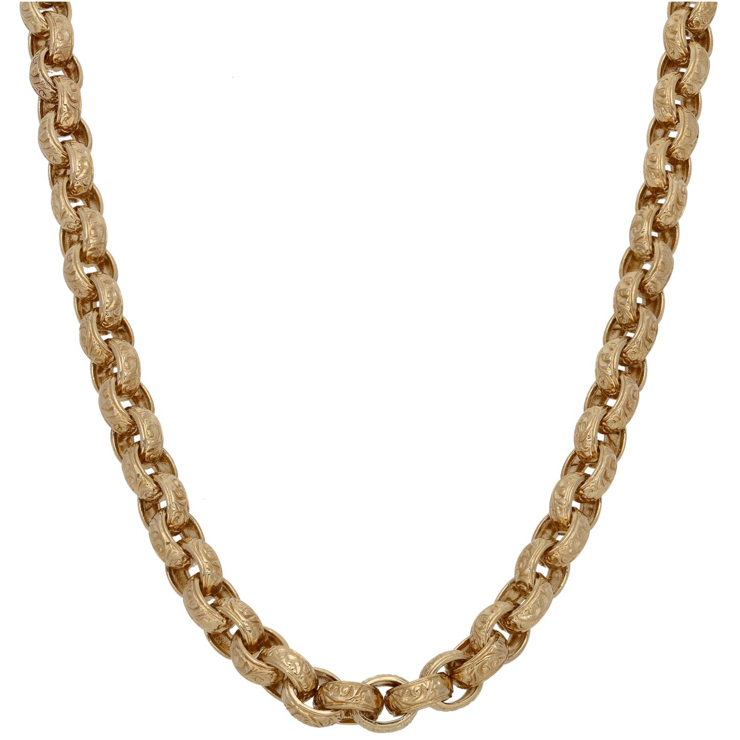 9ct Gold Belcher Chain 24"