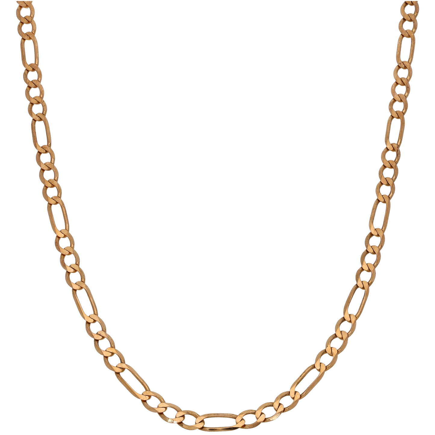 9ct Gold Figaro Chain 24"
