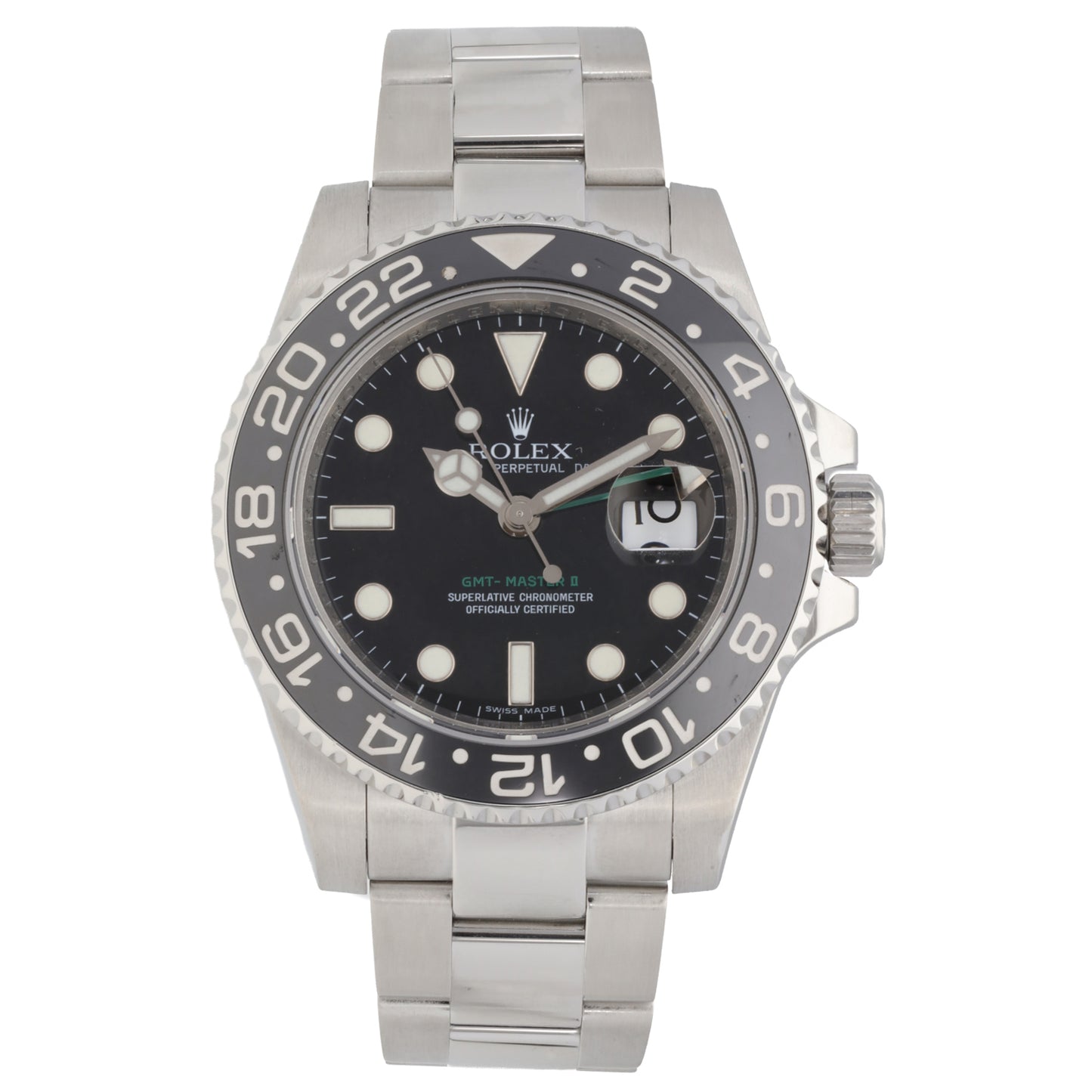 Rolex GMT Master II 116710 LN 40mm Stainless Steel Watch