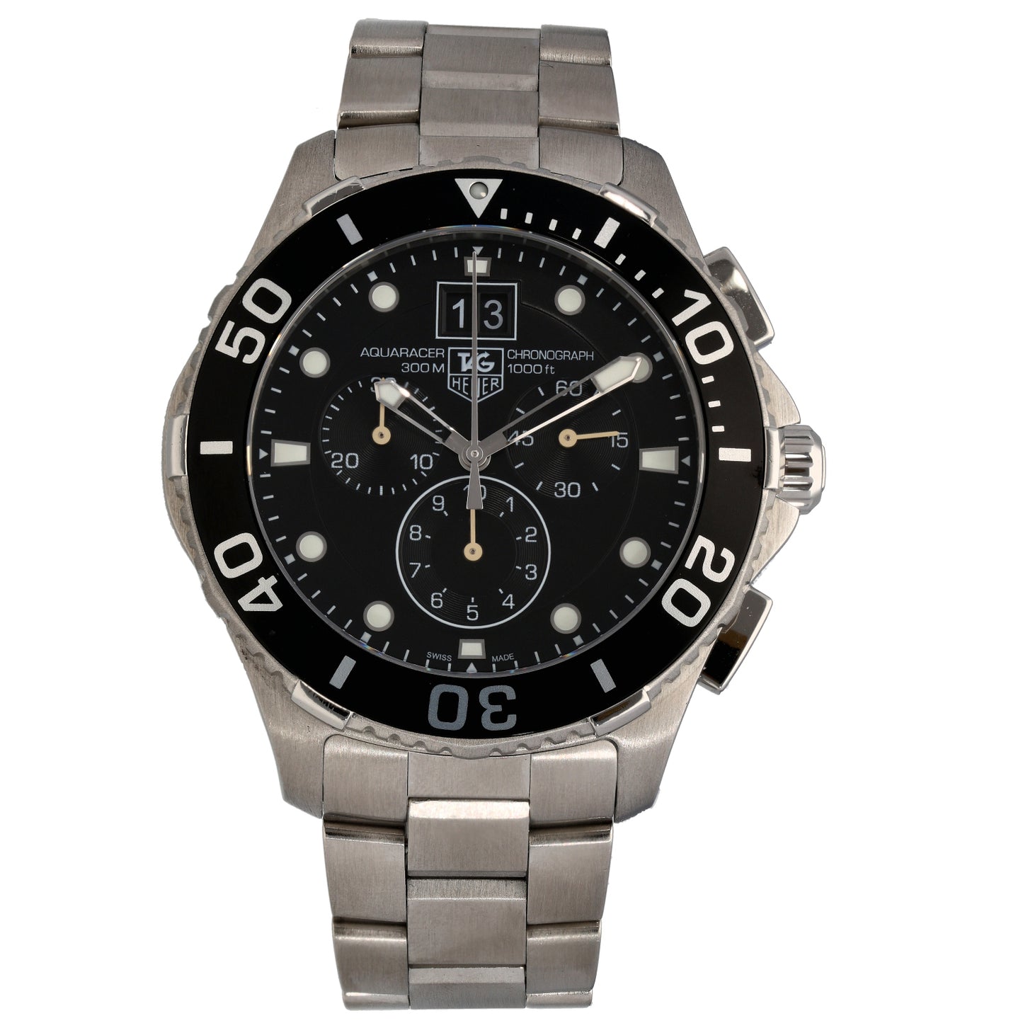 Tag Heuer Aquaracer CAN1010 43mm Stainless Steel Watch