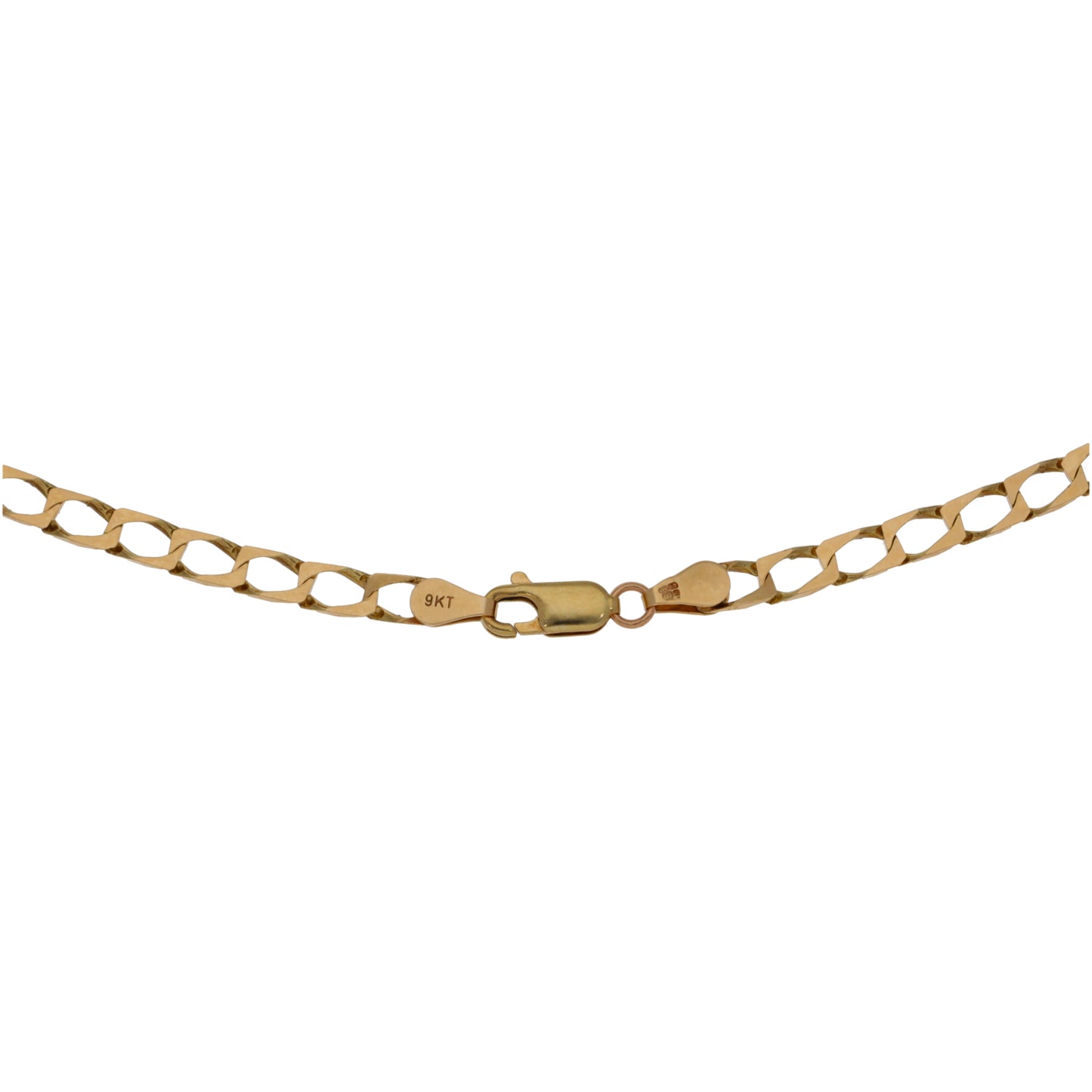 9ct Gold Curb Chain 20"