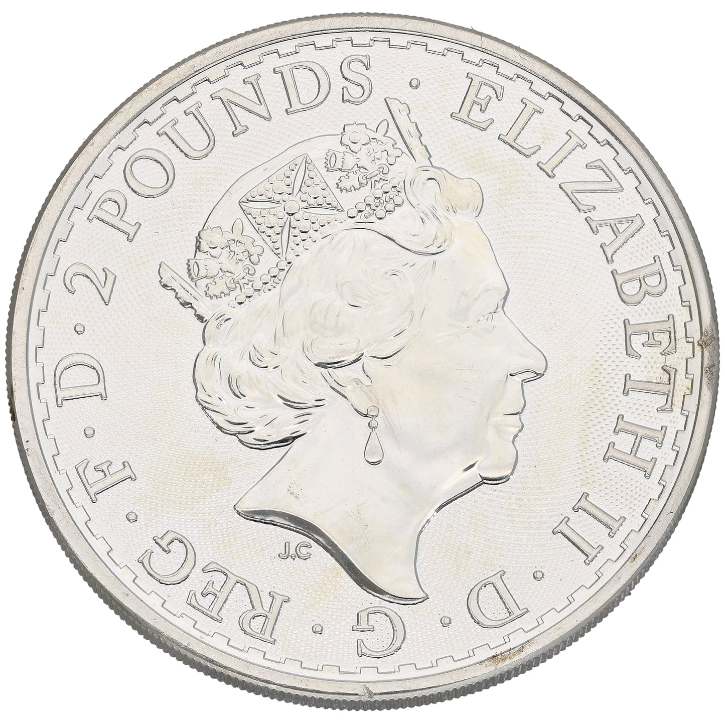 Fine Silver Queen Elizabeth II 1 OZ Britannia Coin 2019