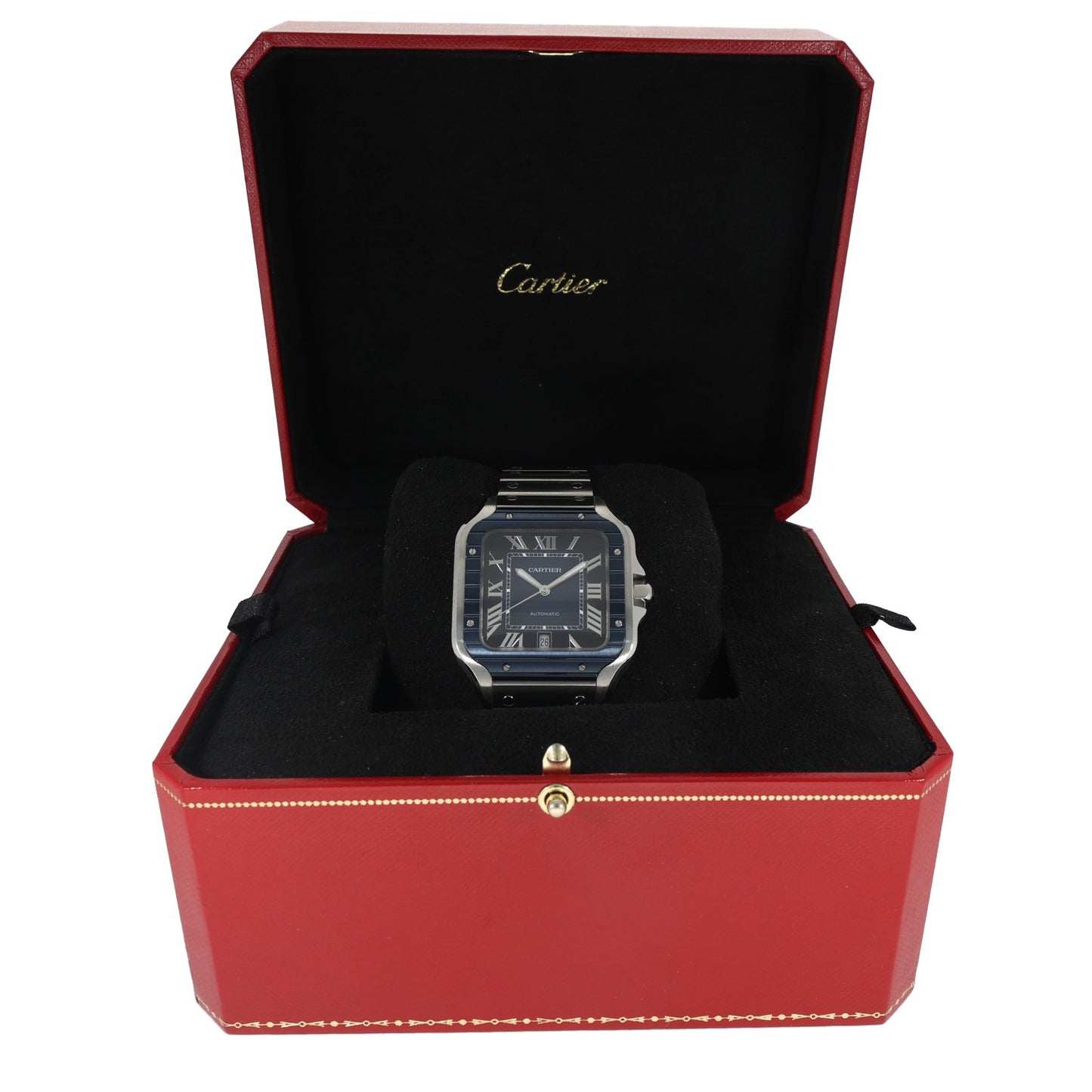 Cartier Santos WSSA0048 39.8mm Stainless Steel Watch