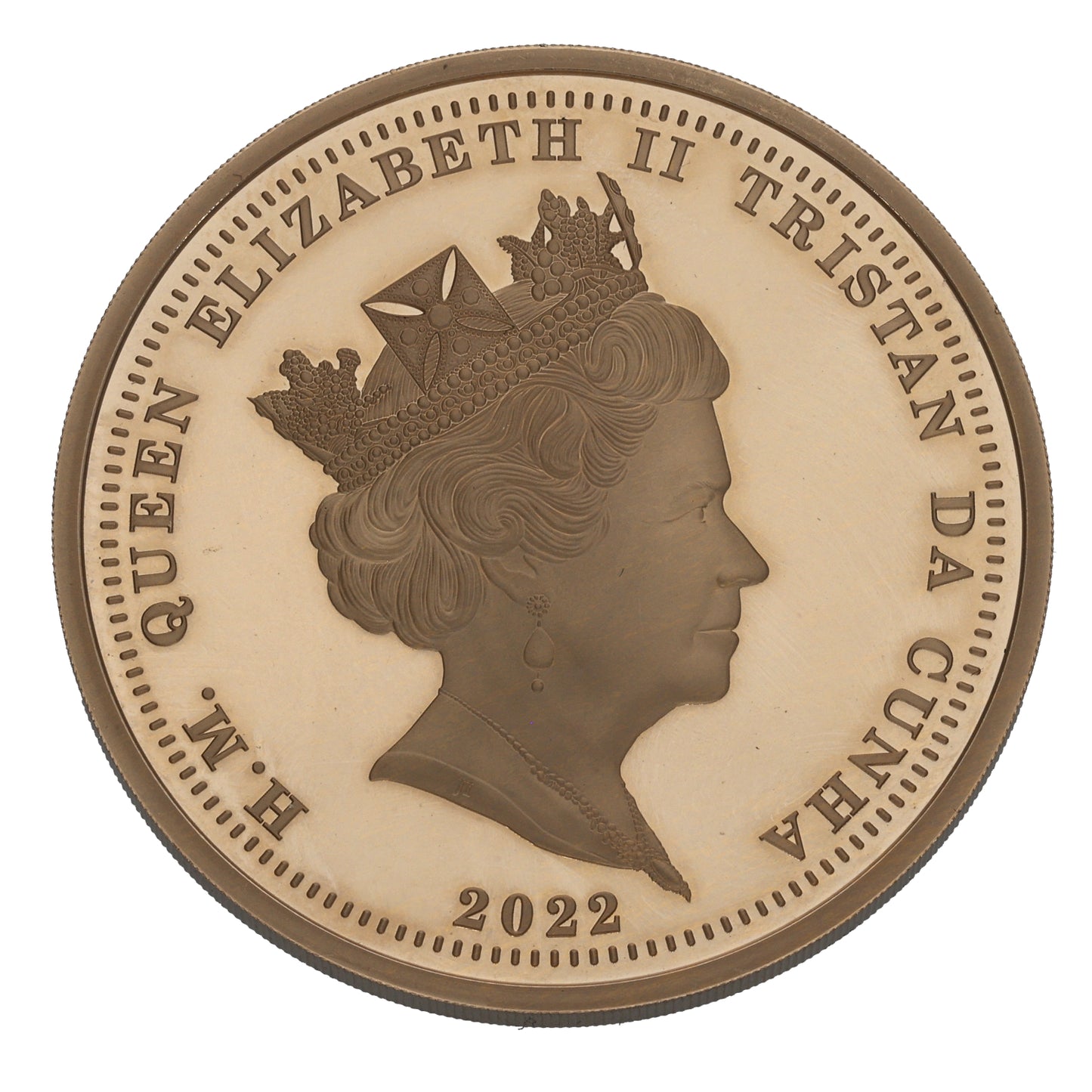 22ct Gold Platinum Jubilee Monarch Twenty Pounds Coin 2022