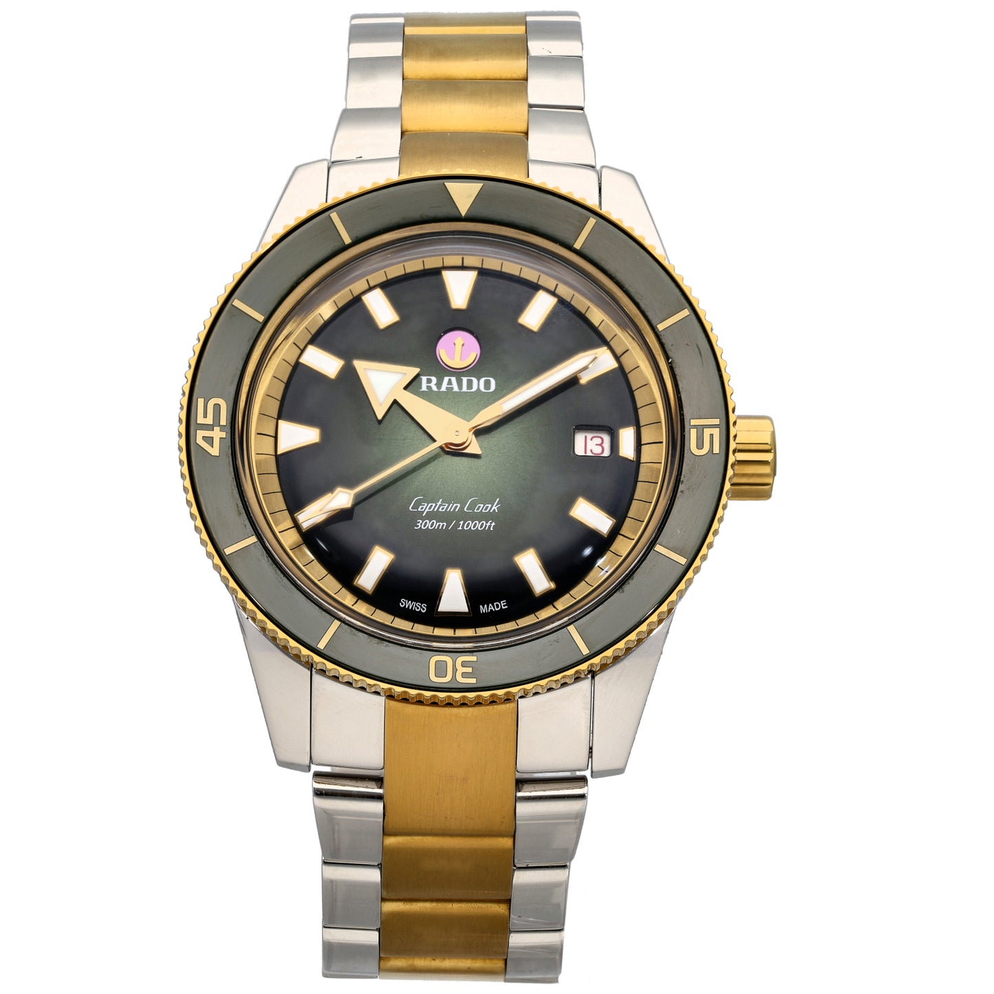Rado Captain Cook 763.6138.3 42mm Bi-Colour Watch