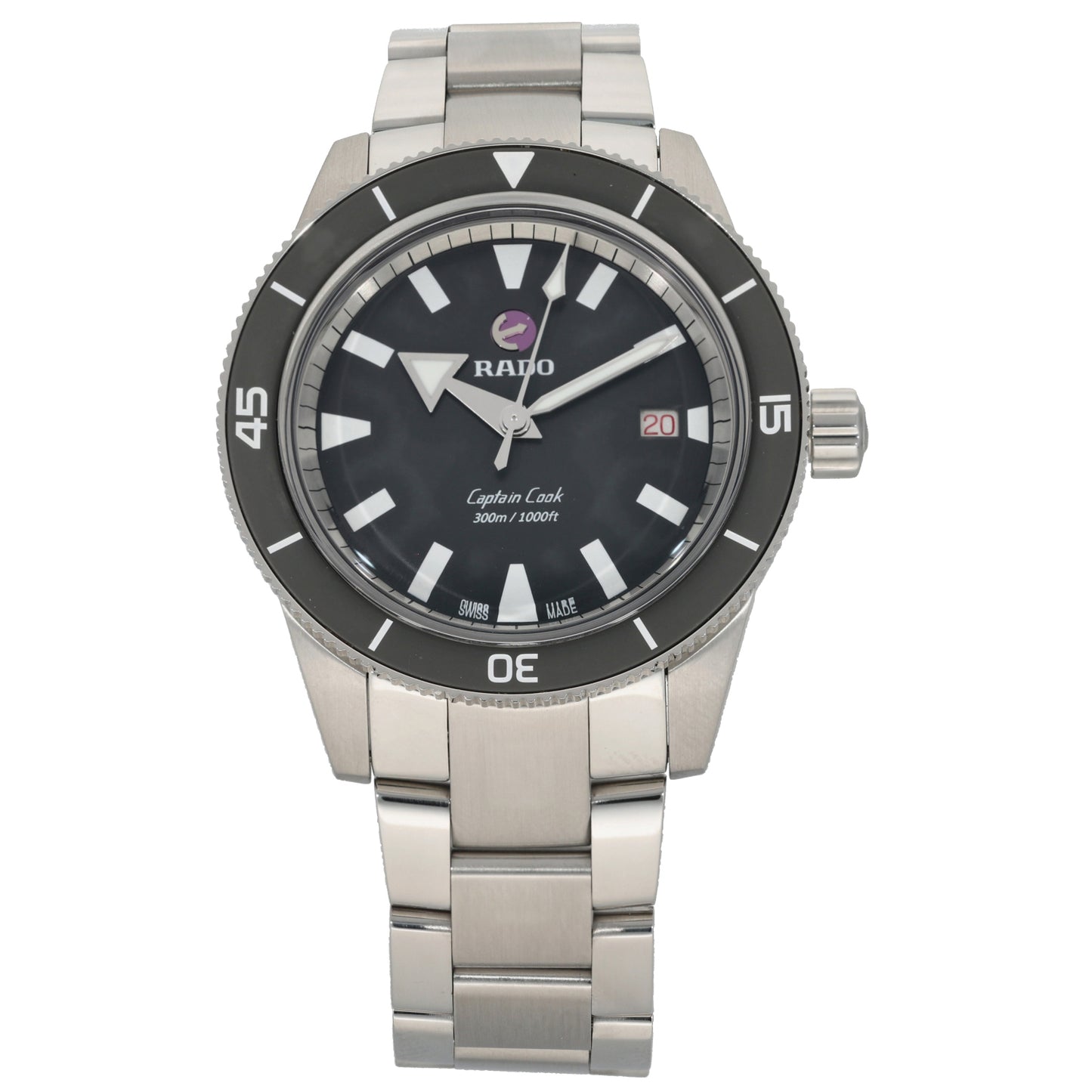 Rado Captain Cook 763.6105.3.001 42mm Stainless Steel Watch