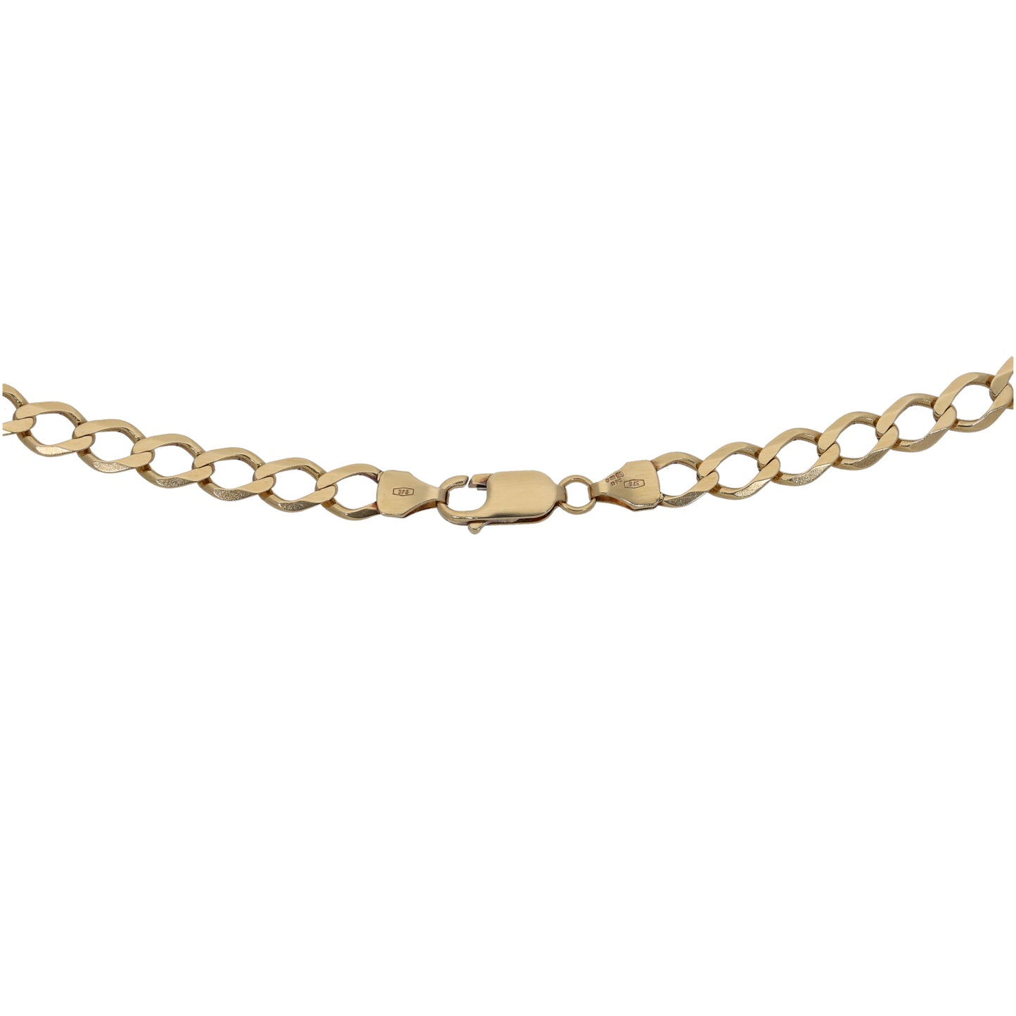 9ct Gold Curb Chain 20"