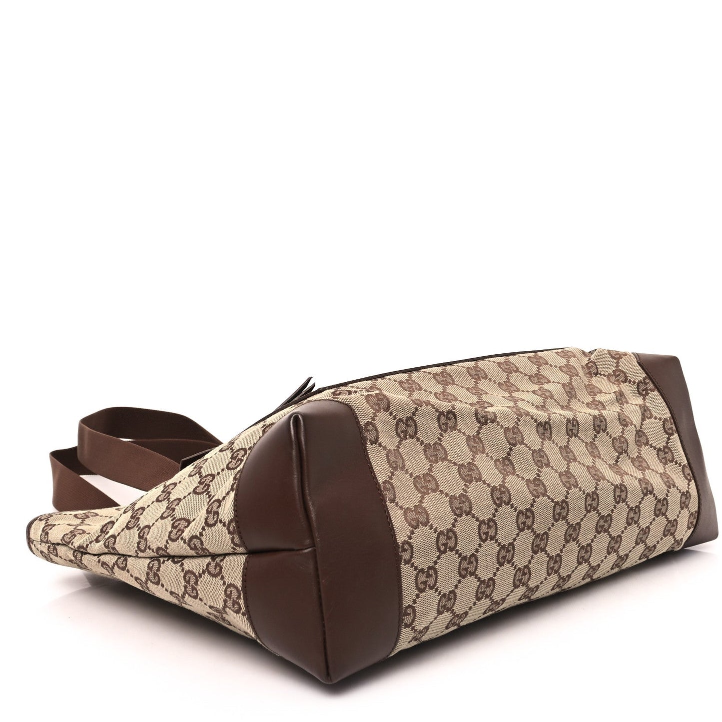 Gucci GG Canvas Tote Bag - Brown
