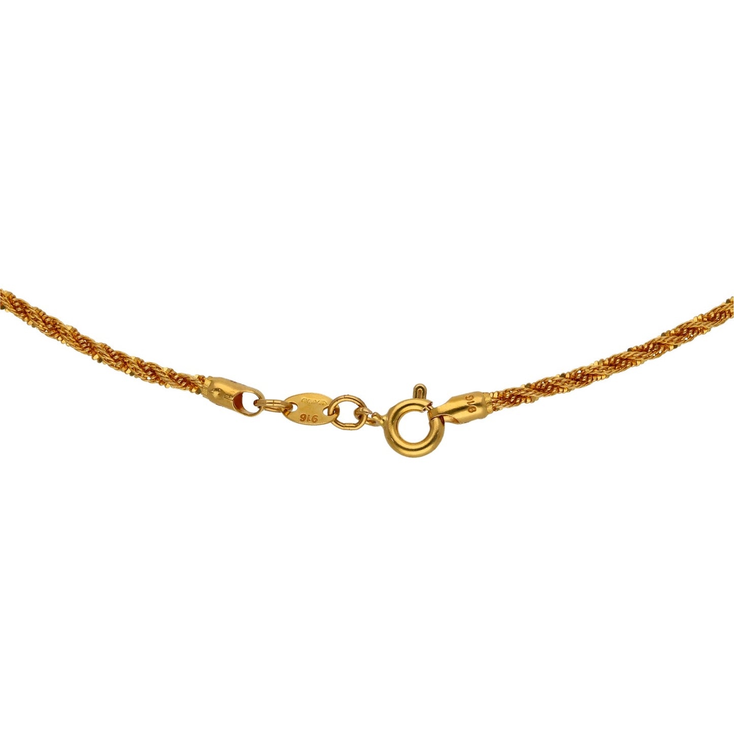 22ct Gold Rope Chain 18"