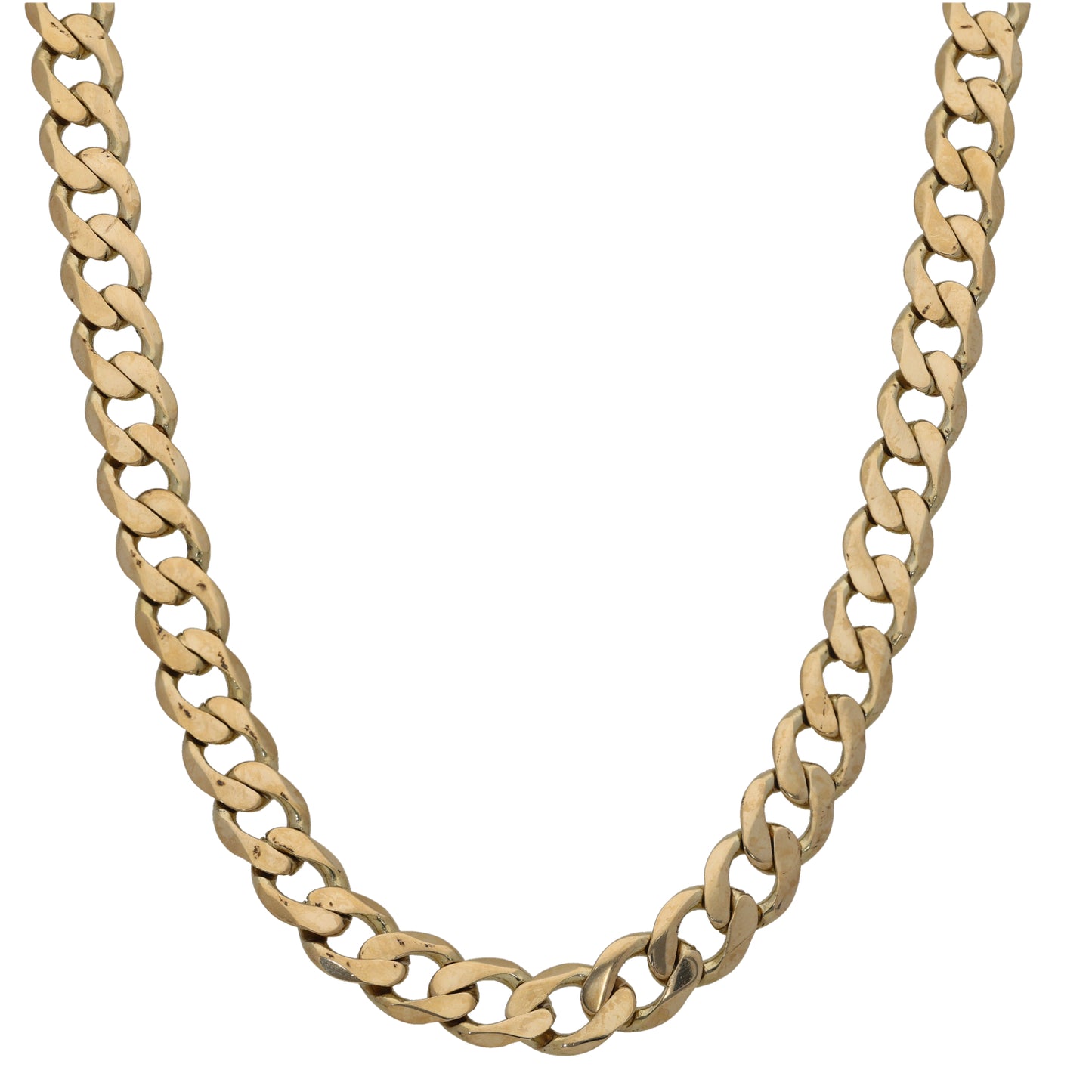 9ct Gold Curb Chain 22"