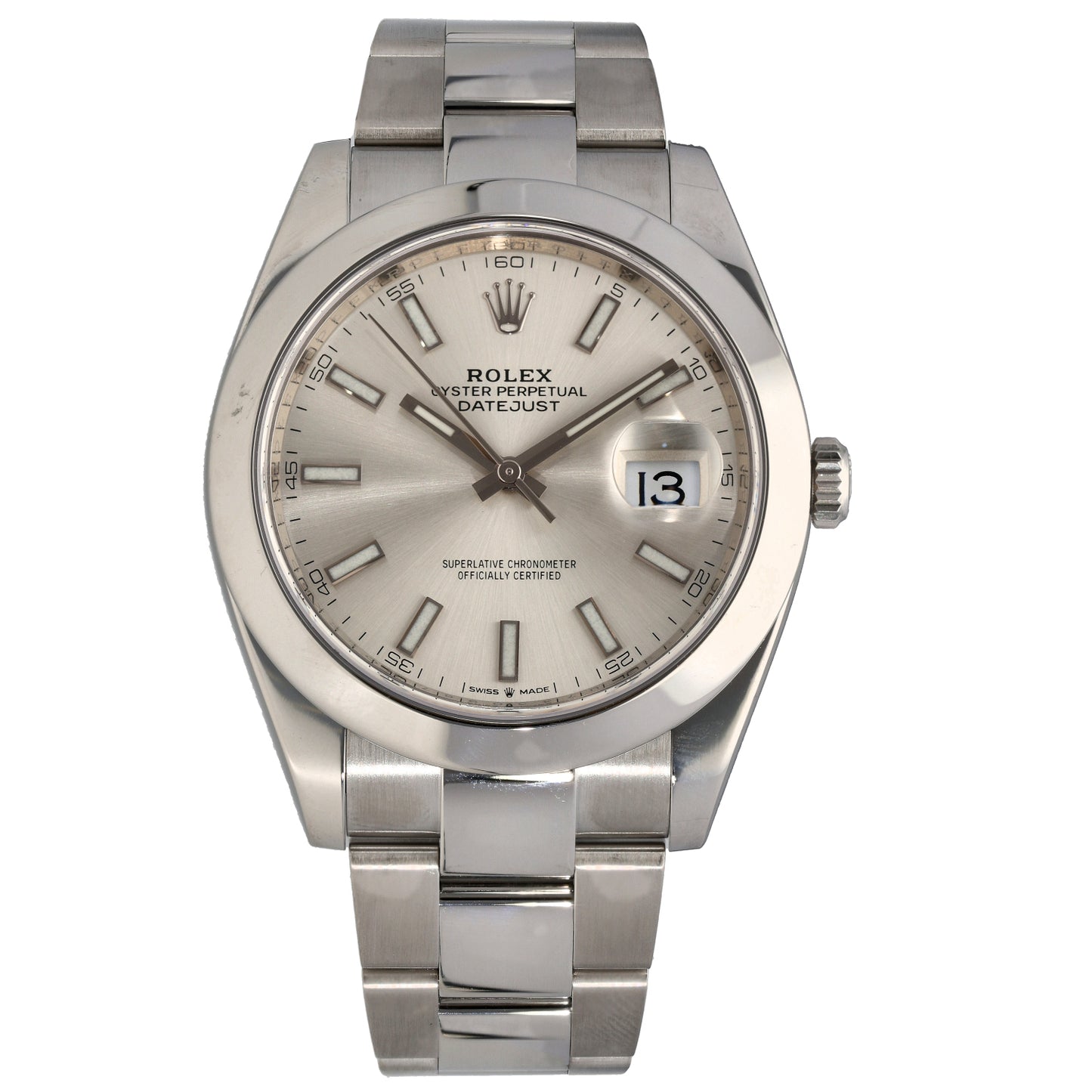 Rolex Datejust 41 126300 41mm Stainless Steel Watch