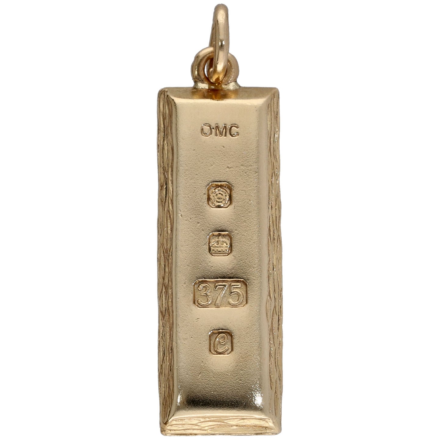 9ct Gold Ingot Pendant