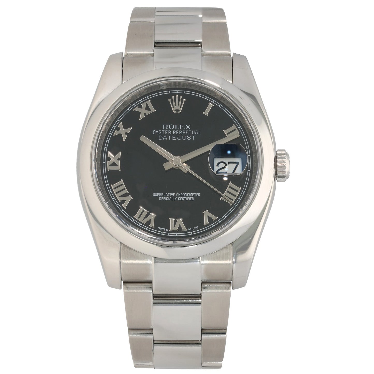 Rolex Datejust 116200 36mm Stainless Steel Watch
