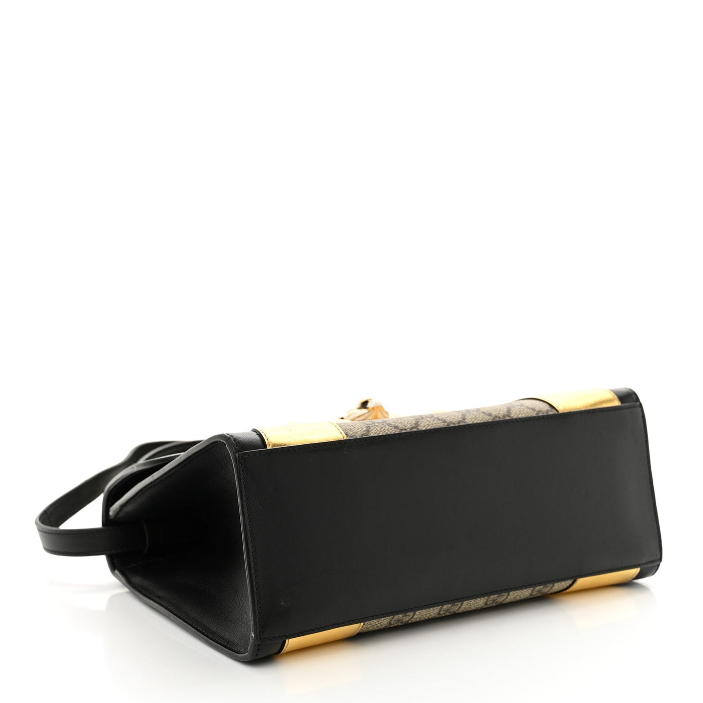 Gucci Osiride Small GG Supreme Coated Canvas Bag - Black & Gold