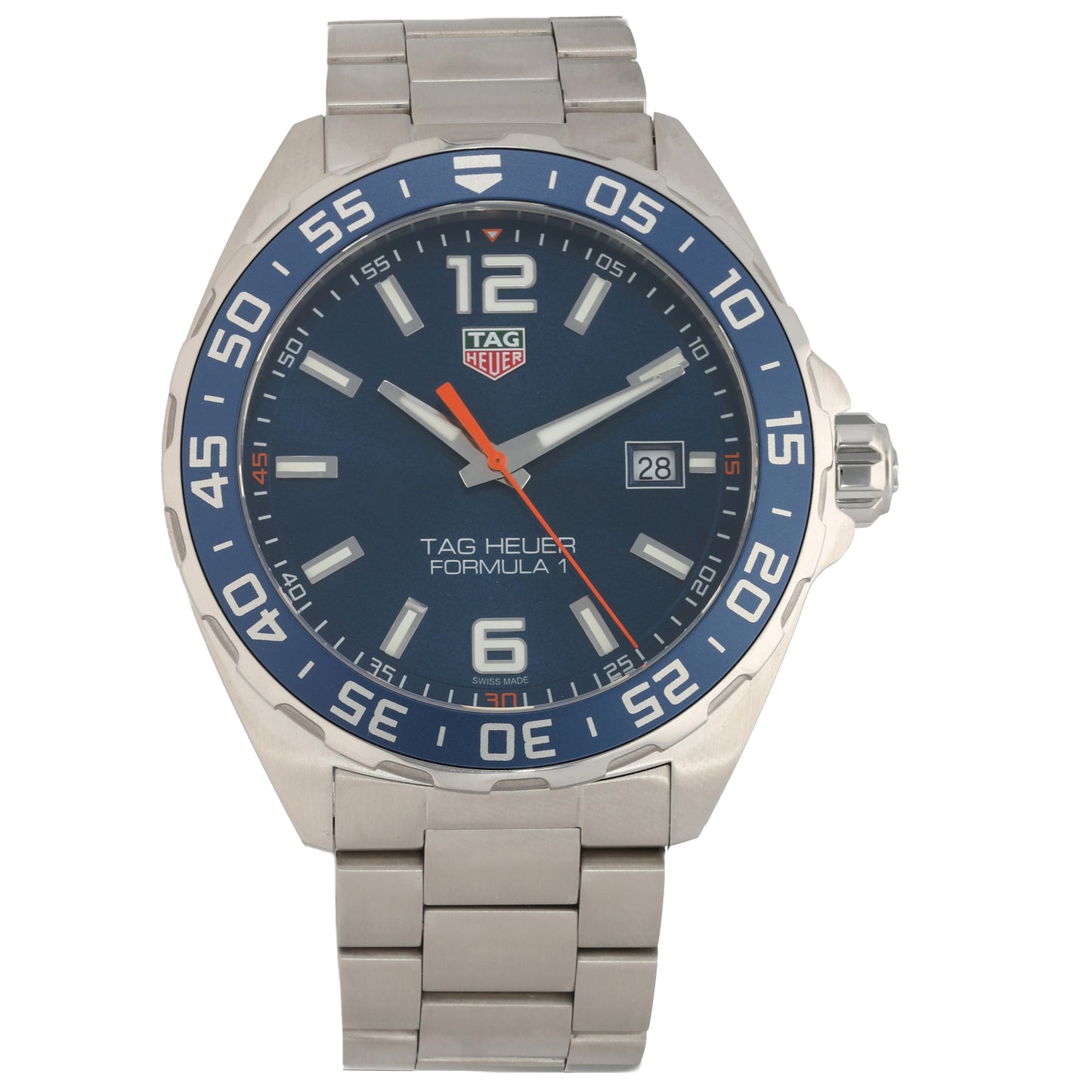 Tag Heuer Formula 1 WAZ1010 43mm Stainless Steel Watch
