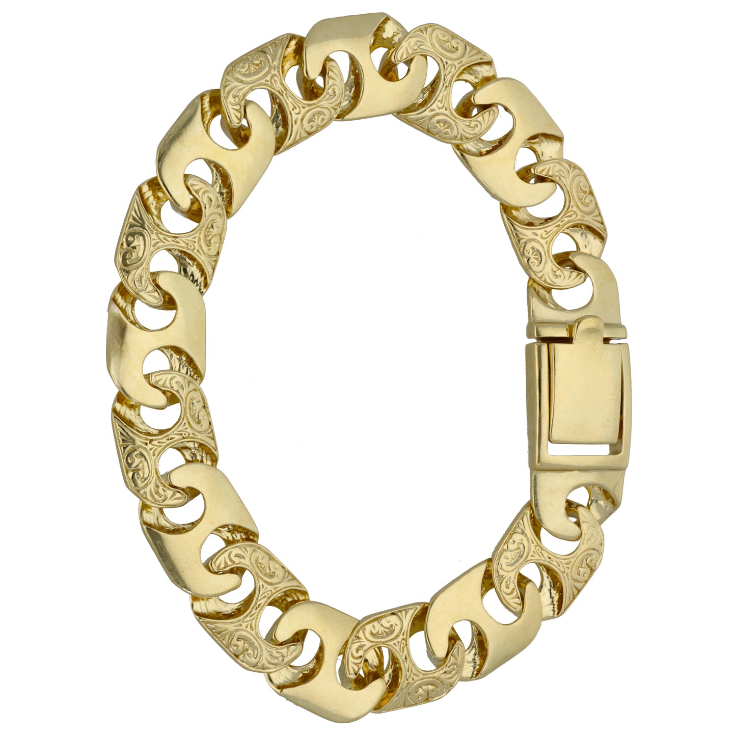 9ct Gold Anchor Bracelet