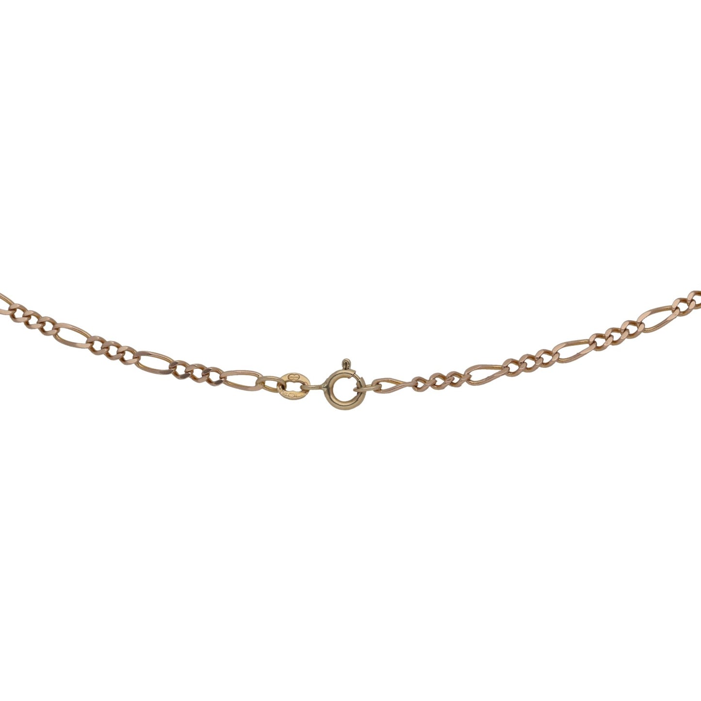 9ct Gold Figaro Chain 18"