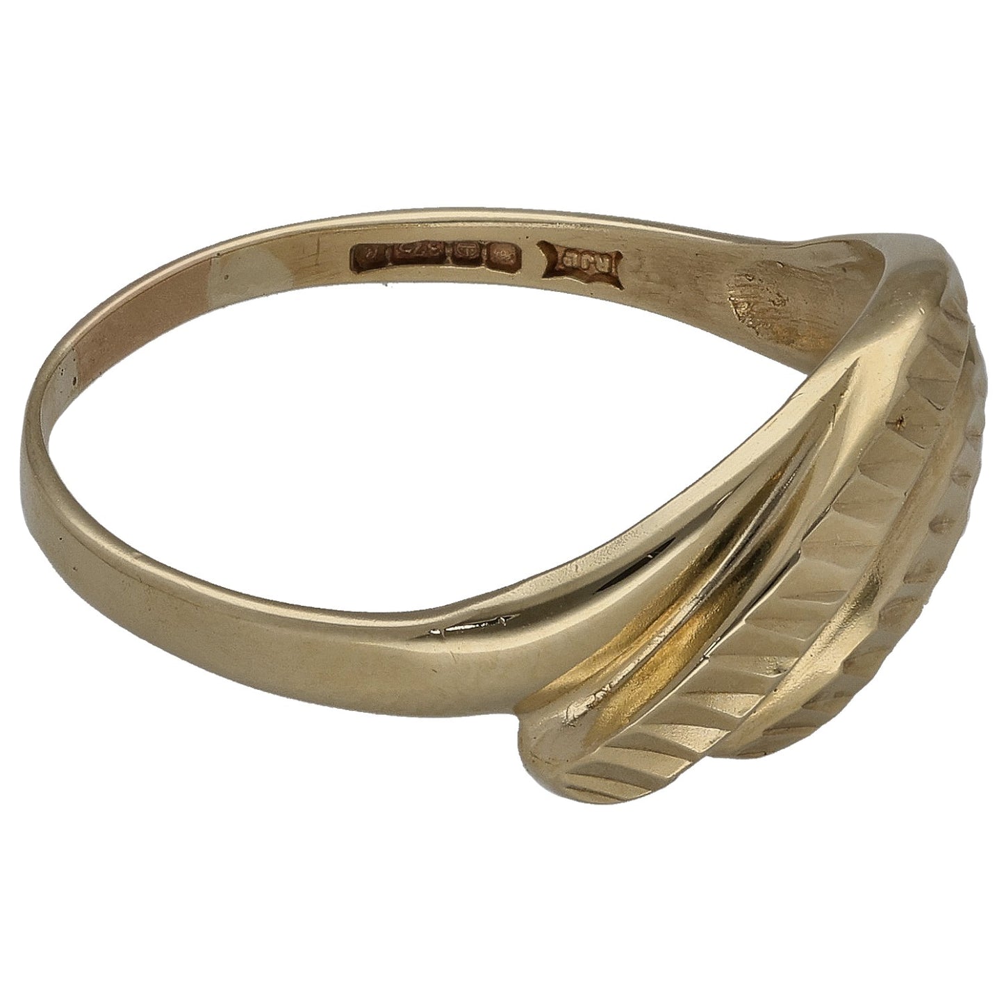 9ct Gold Alternative Ring Size O