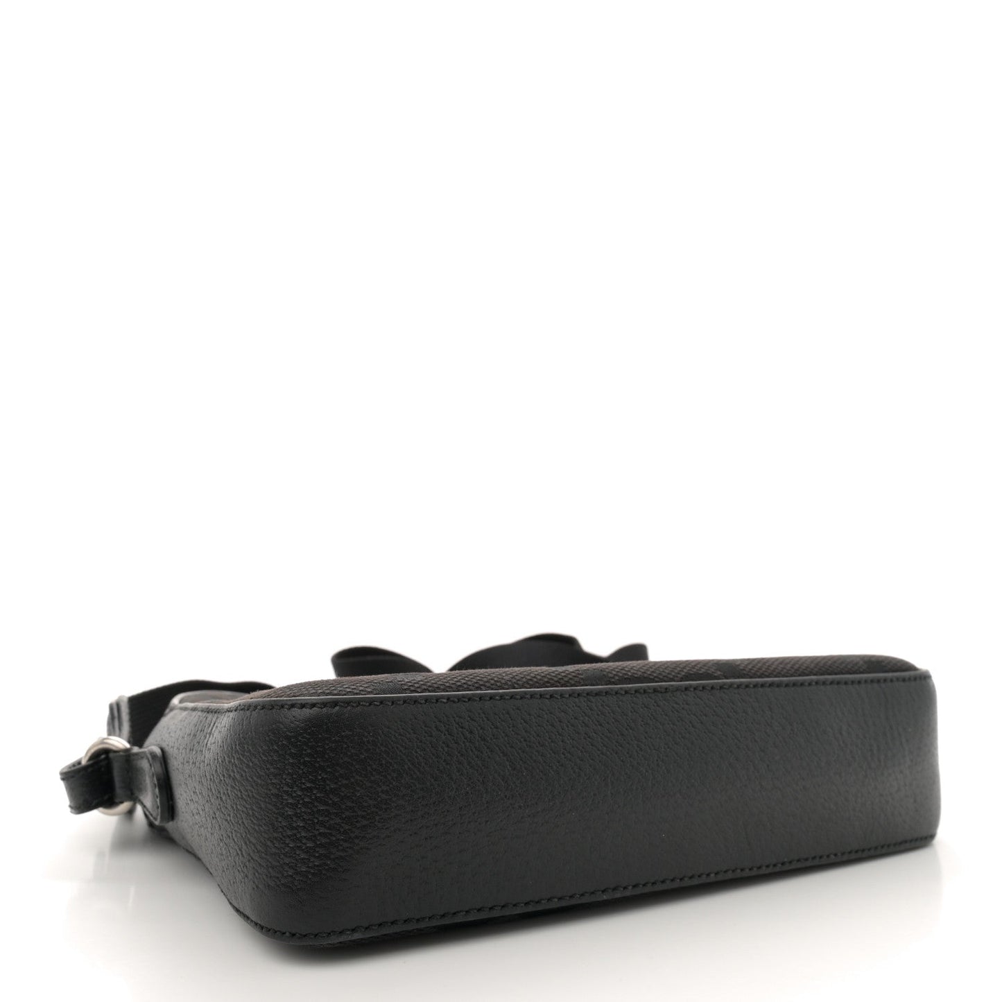 Gucci Jumbo GG Messenger Canvas Bag - Black