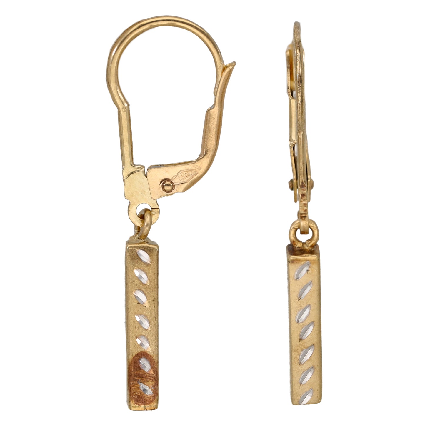 9ct Gold Drop Earrings