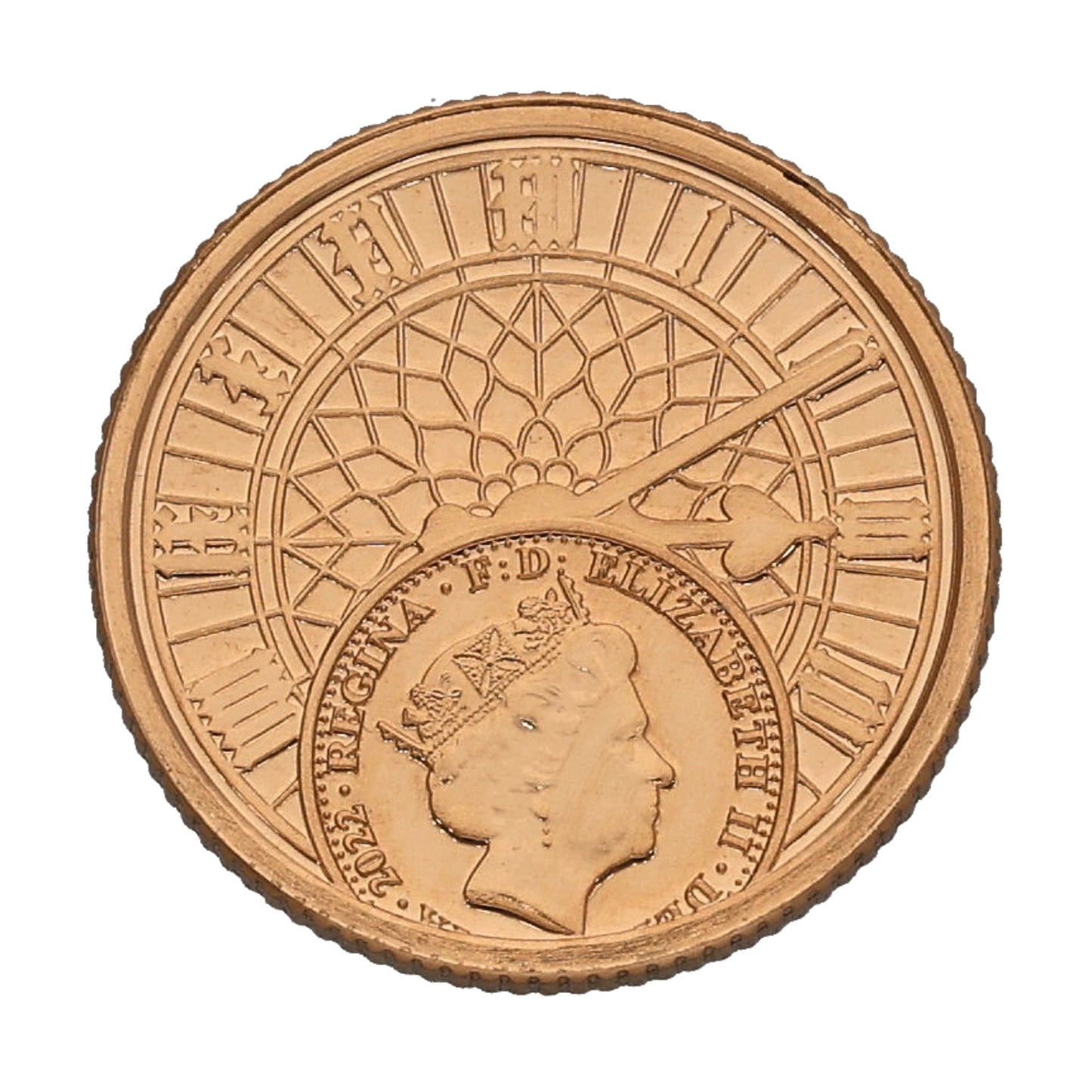 22ct Gold King Charles III Quarter Sovereign Coin 2023