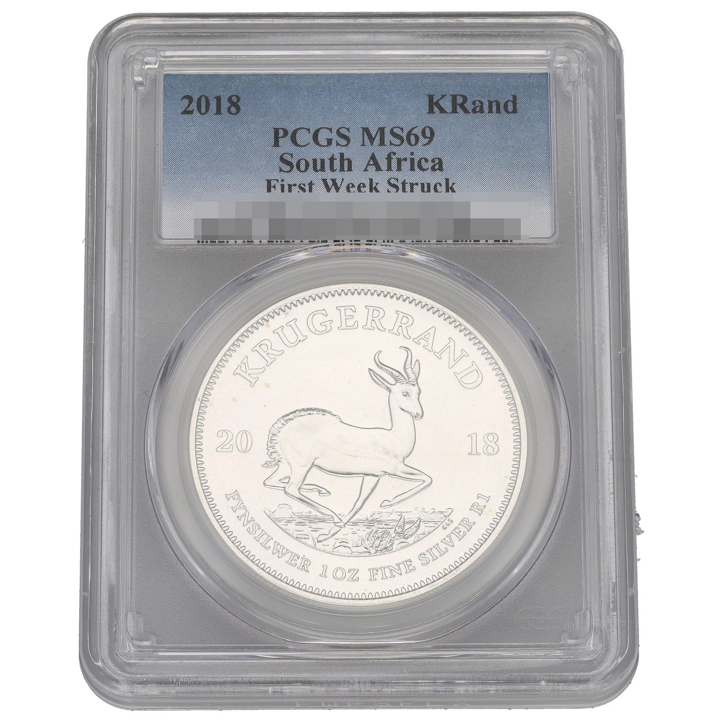 New Fine Silver Krugerrand Coin 2018