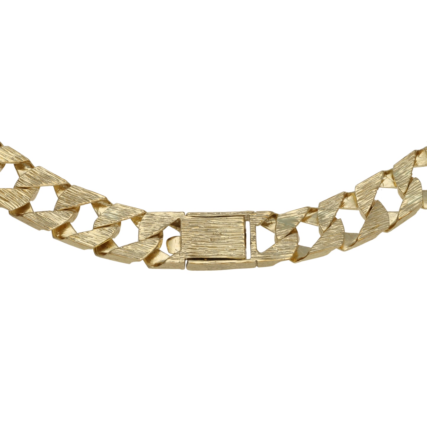9ct Gold Curb Chain 18"