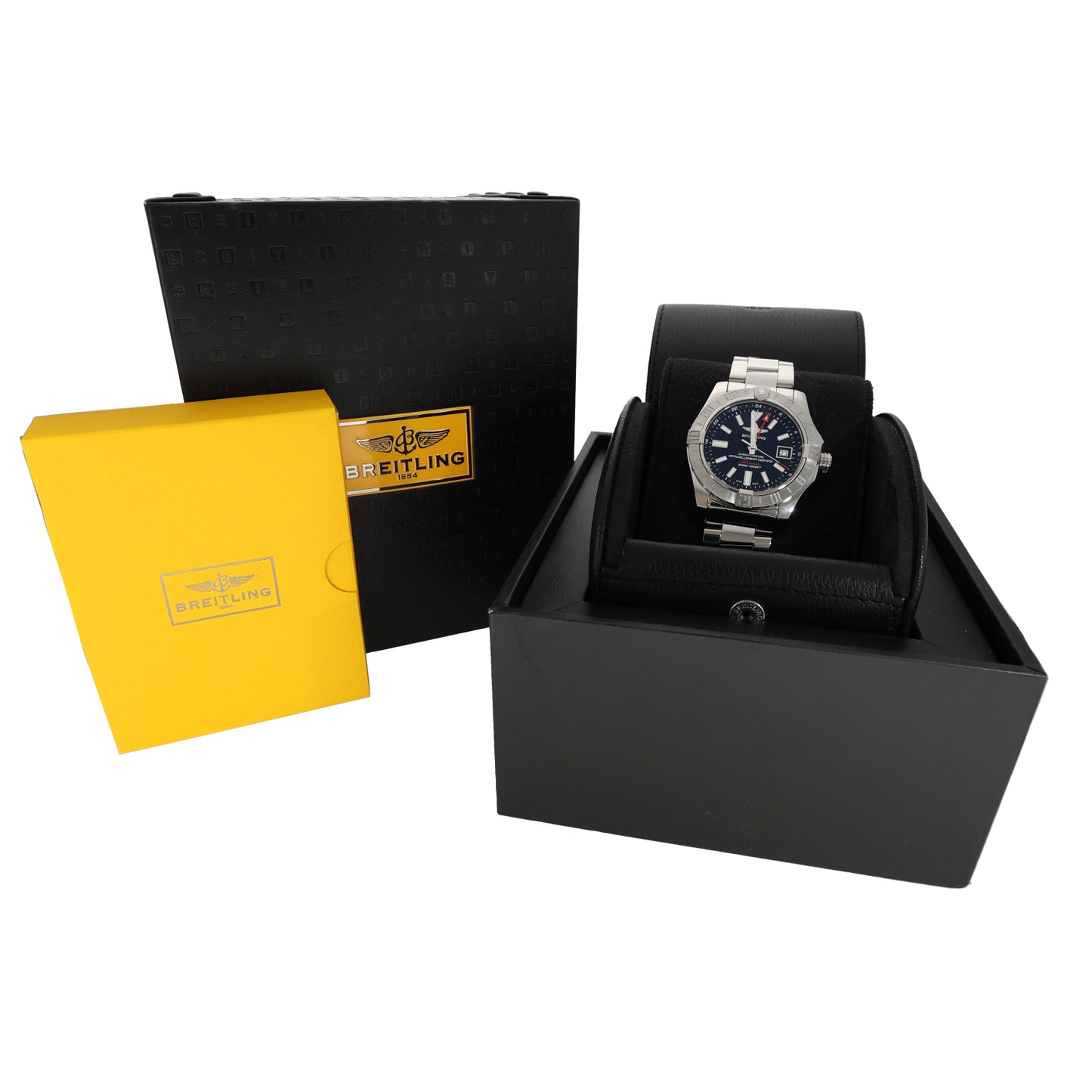 Breitling Avenger II GMT A32390 43mm Stainless Steel Watch