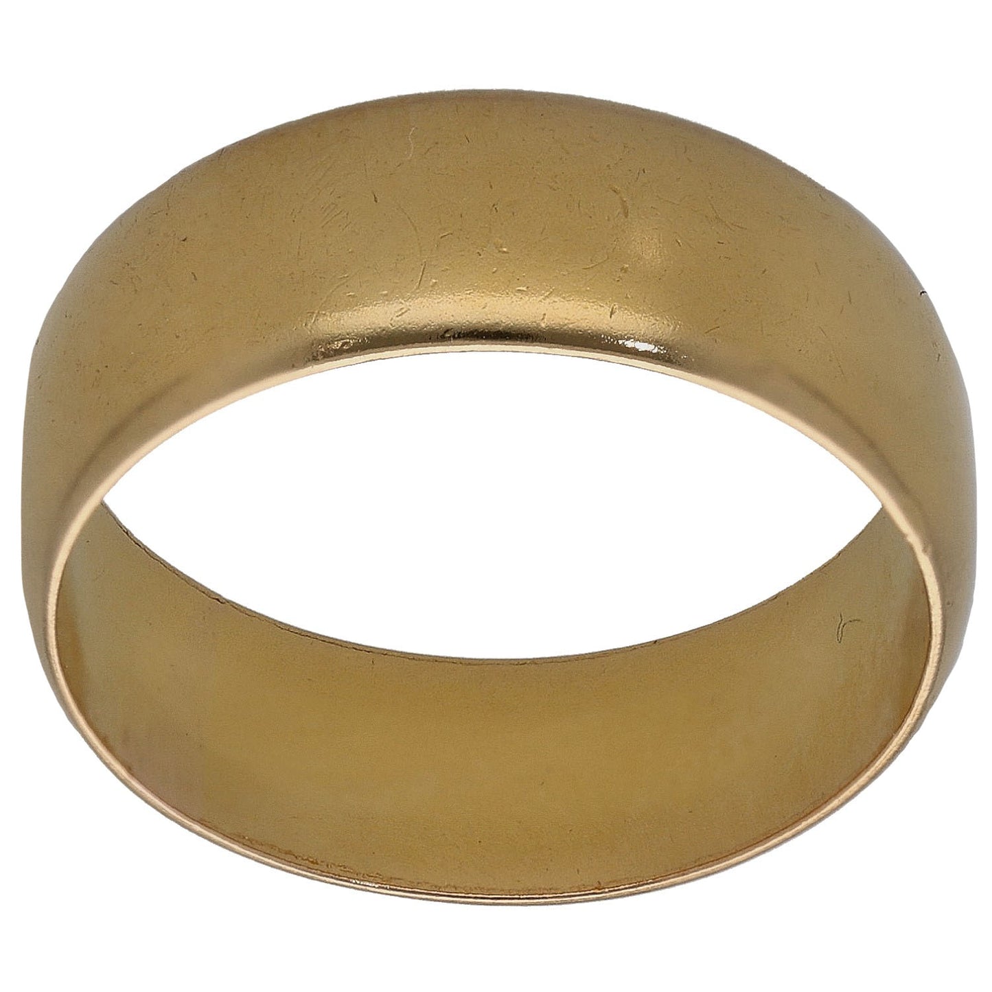 22ct Gold Plain Wedding Ring Size P