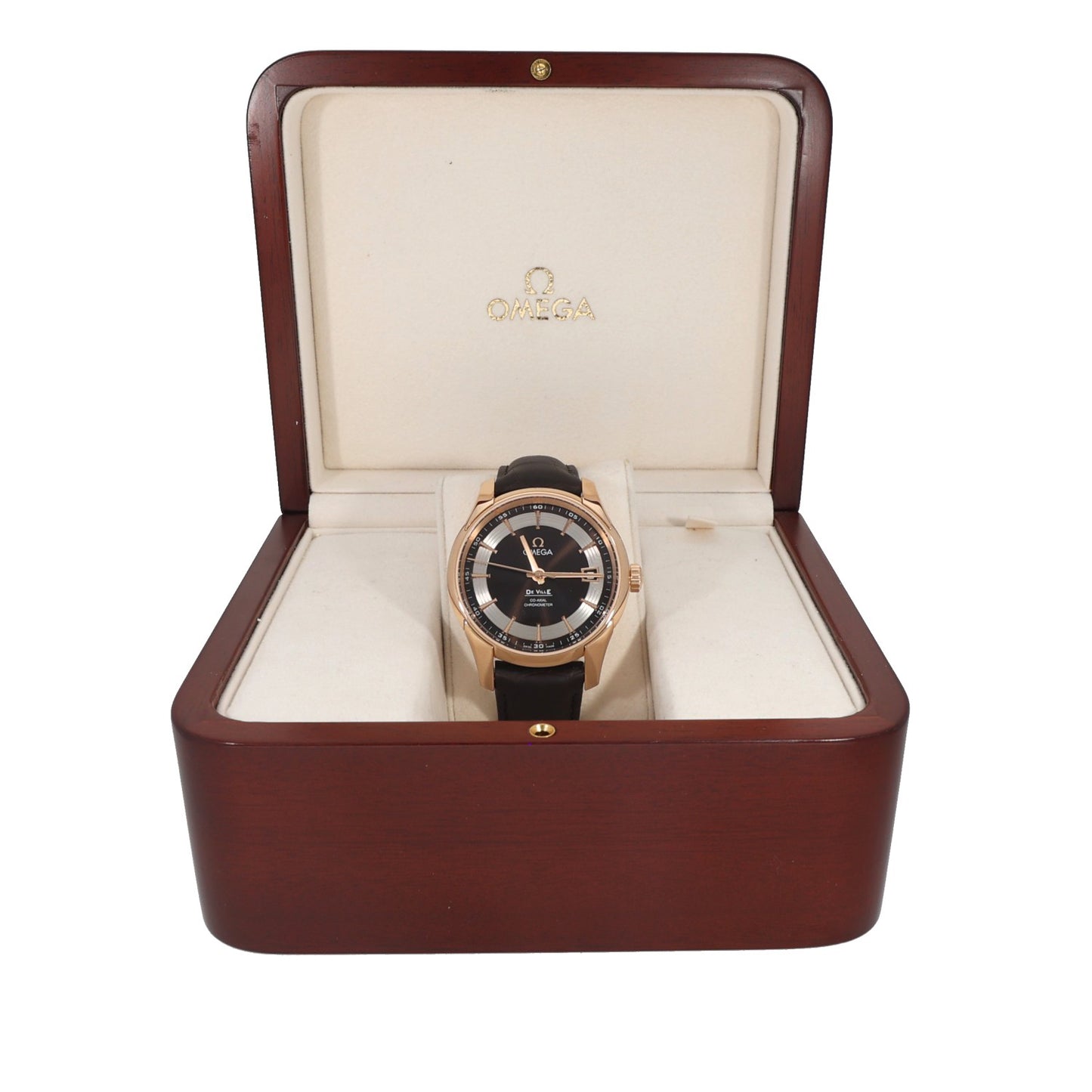 Omega De Ville Hour Vision 431.63.41.21.13.001 41mm Rose Gold Watch