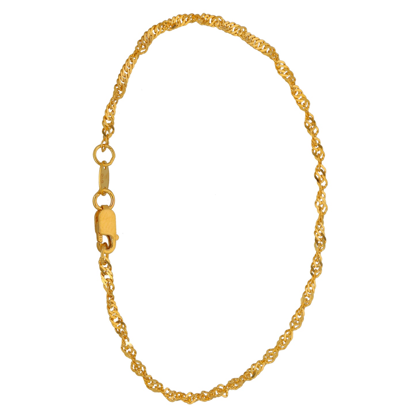 New 22ct Gold Ripple Bracelet