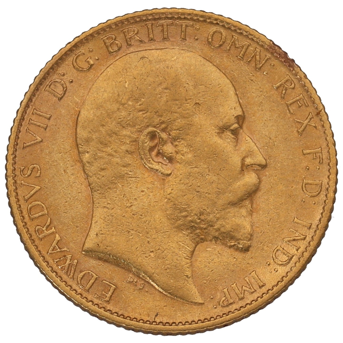 22ct Gold King Edward VII Half Sovereign Coin 1907