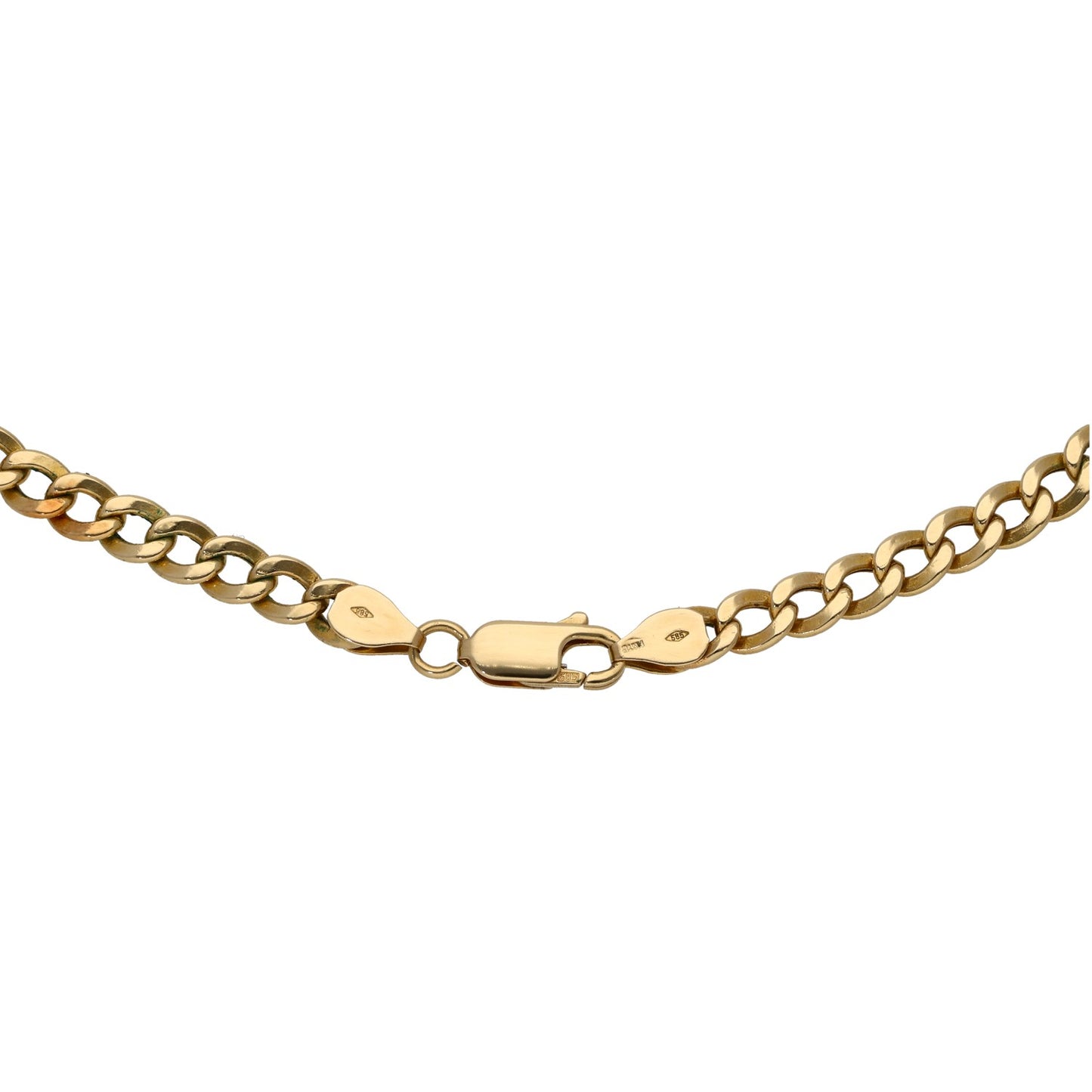 14ct Gold Curb Chain 20"