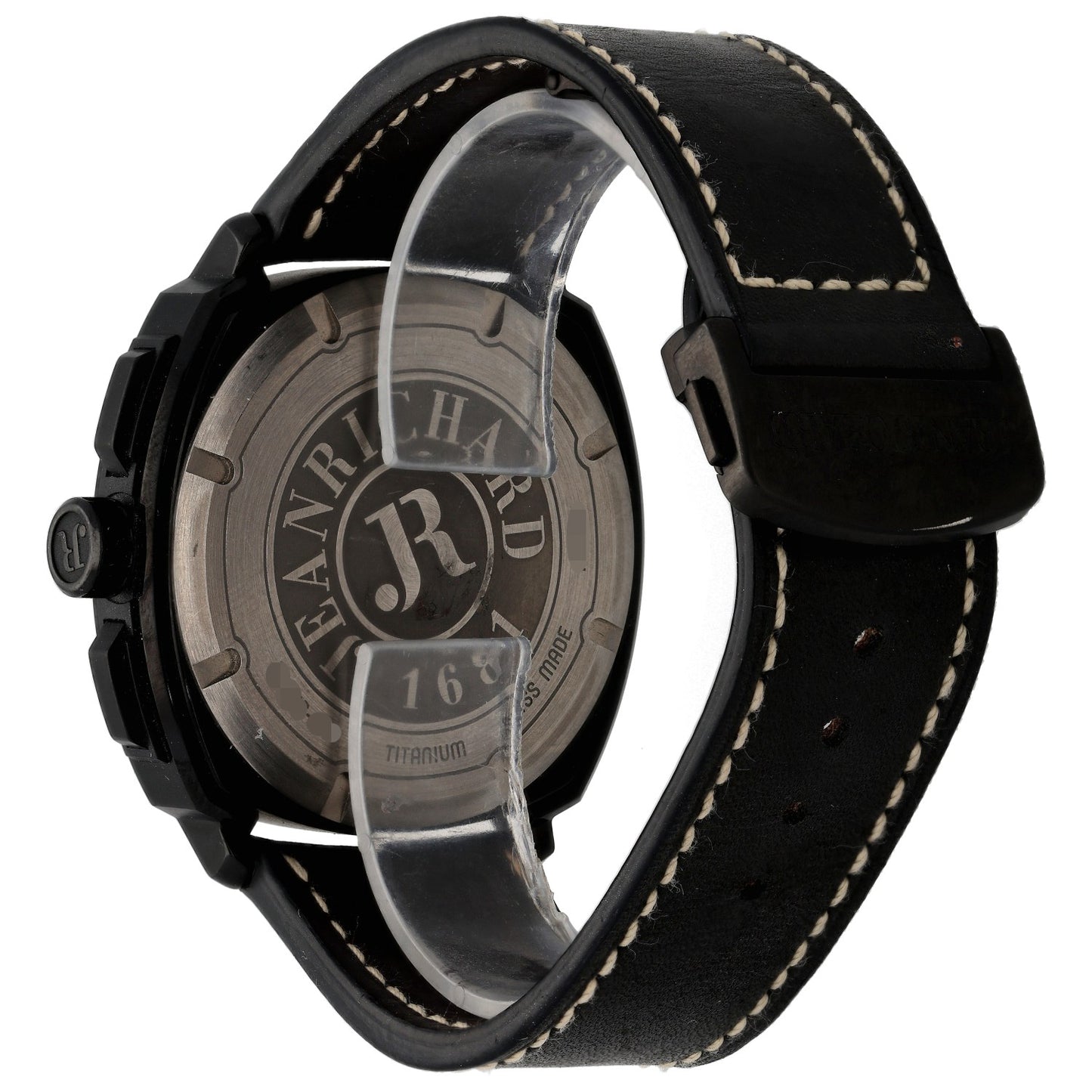 JeanRichard Aeroscope Chronograph 60650-21B 44mm DLC Titanium Watch
