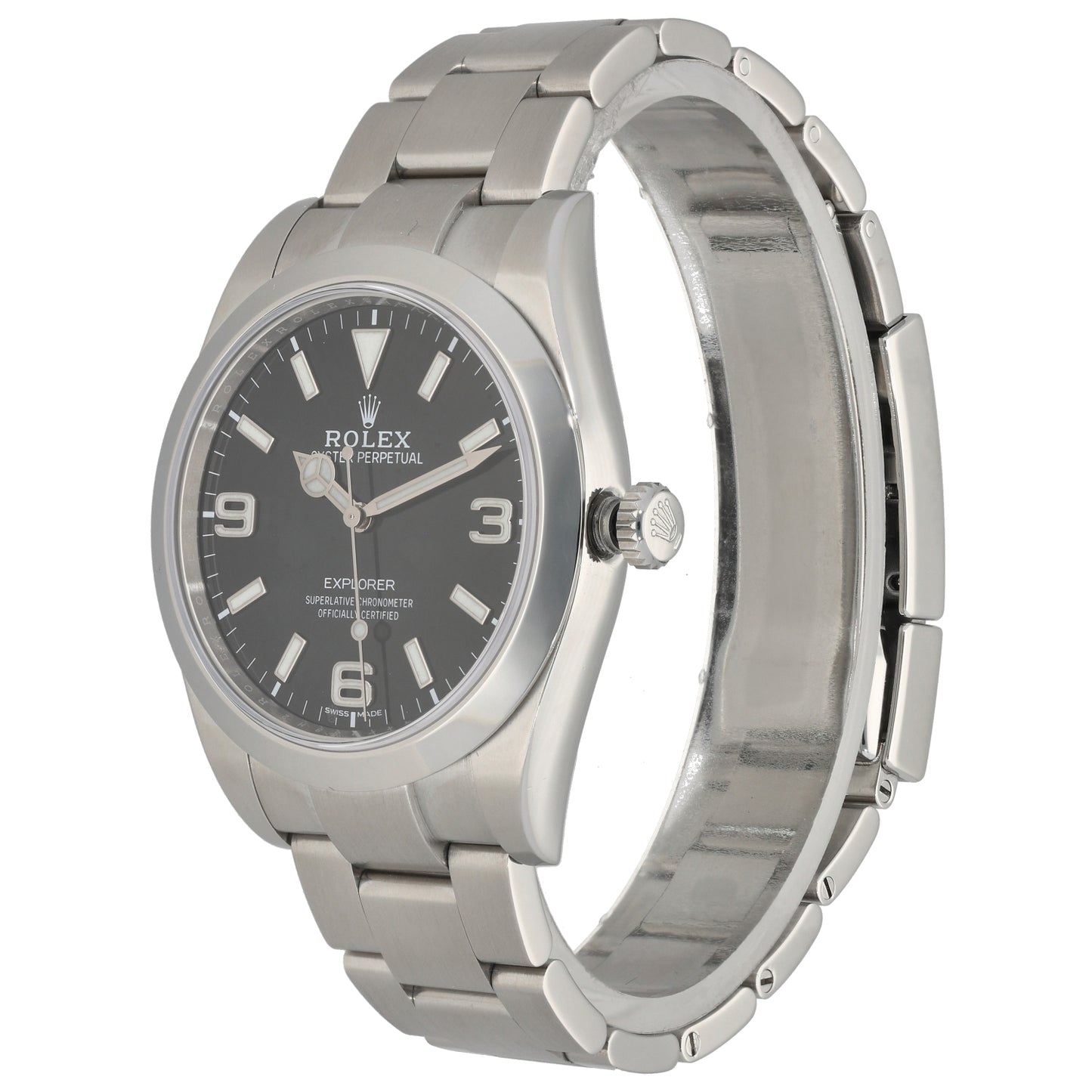 Rolex Explorer 214270 39mm Stainless Steel Watch