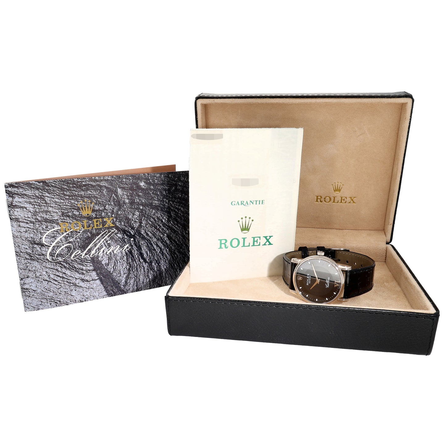 Rolex Cellini 5116 32mm White Gold Watch