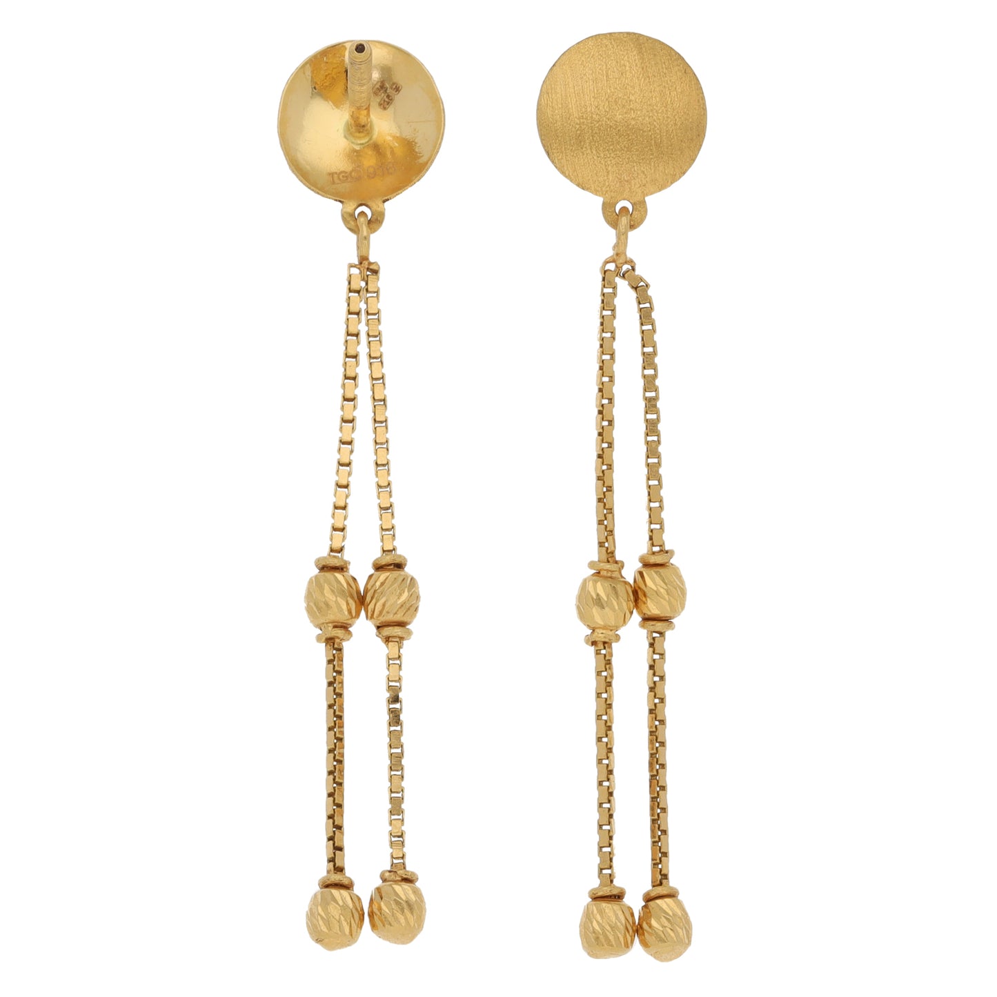 22ct Gold Drop Earrings