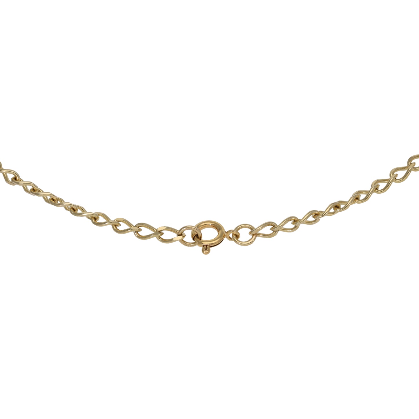 9ct Gold Curb Chain 20"