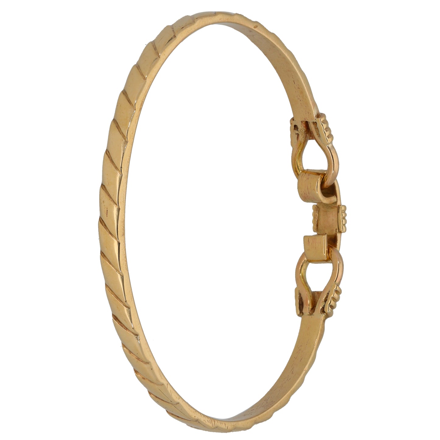 9ct Gold Hinged/Clasp Bangle
