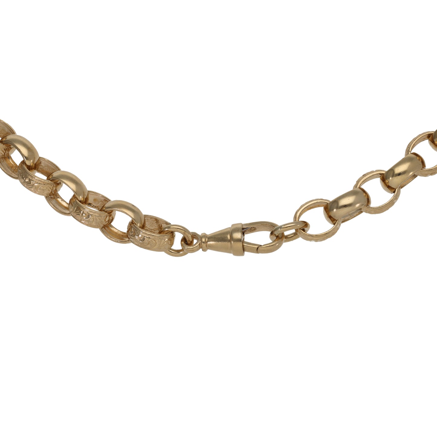 9ct Gold Belcher Chain 18"